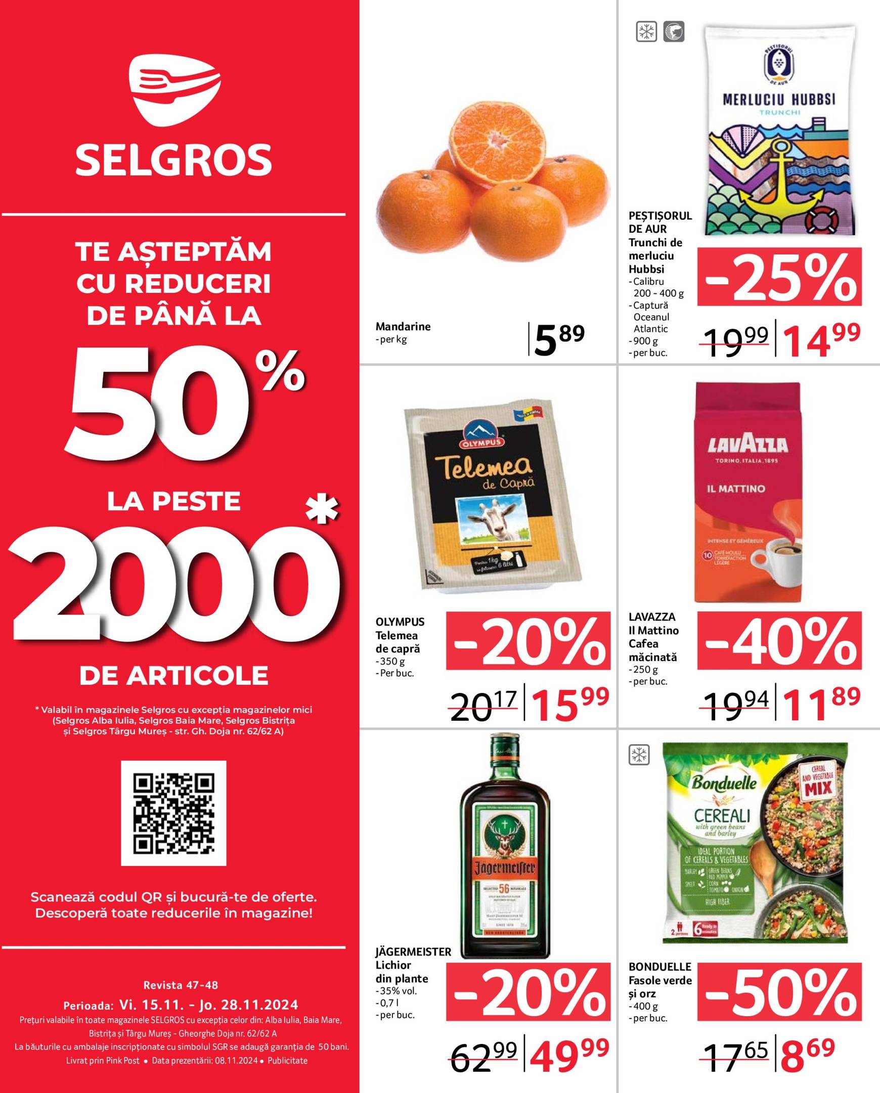 Catalog Selgros - Food valabil din 15.11. - 28.11.