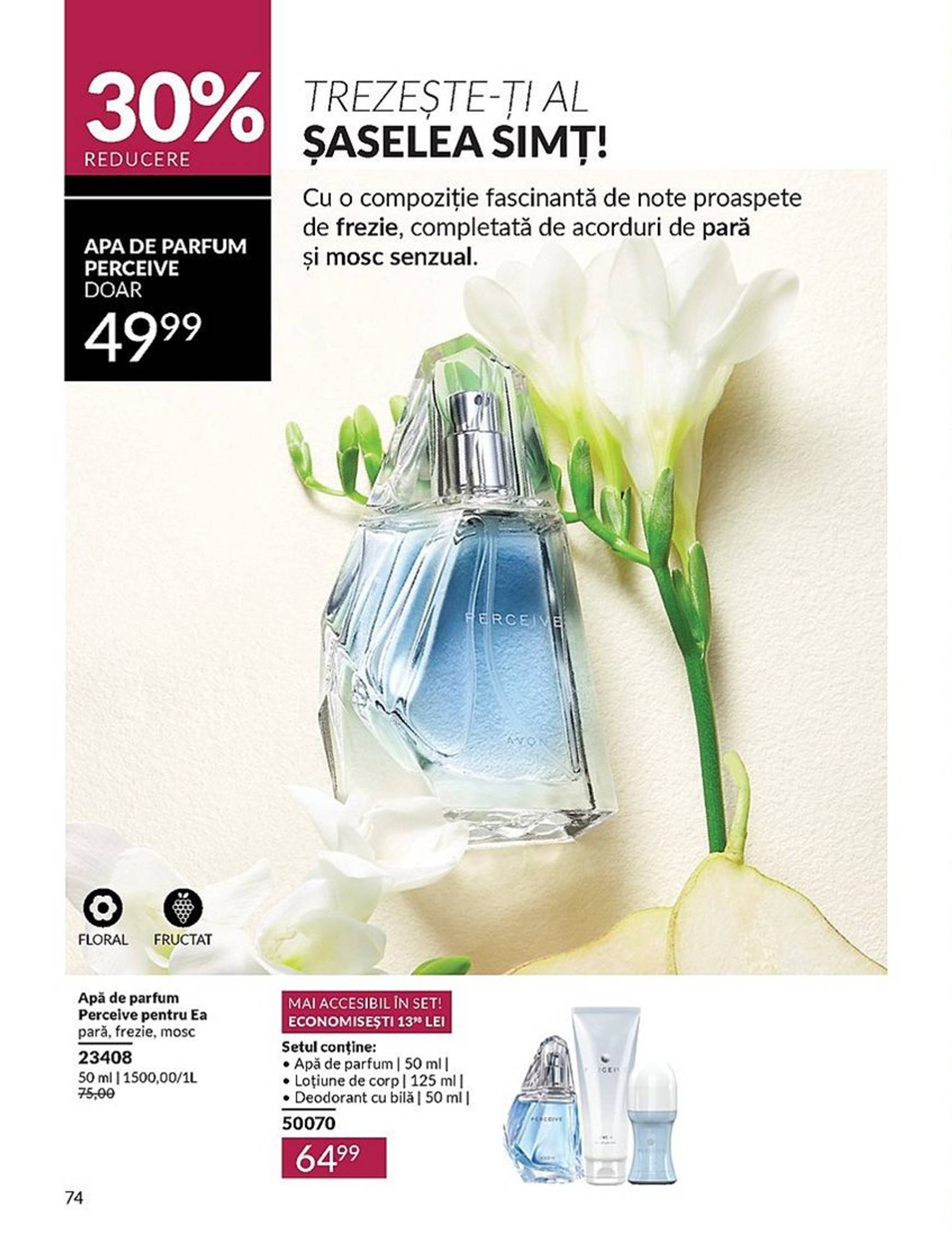 Catalog nou Avon 01.09. - 30.09. 74