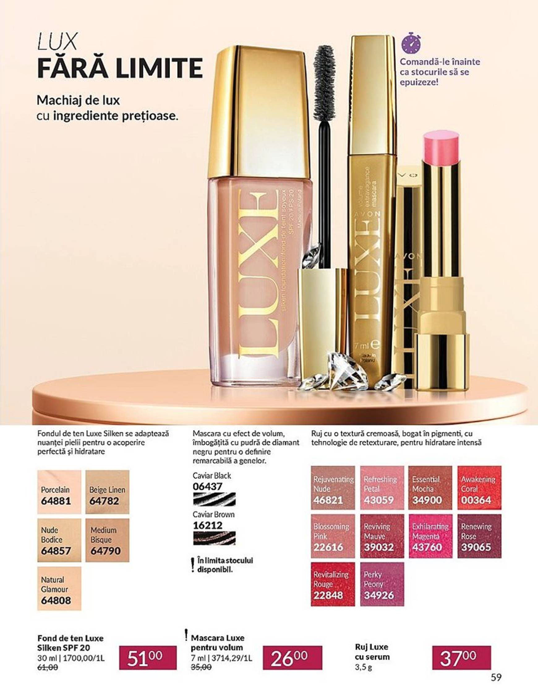 Catalog nou Avon 01.09. - 30.09. 59