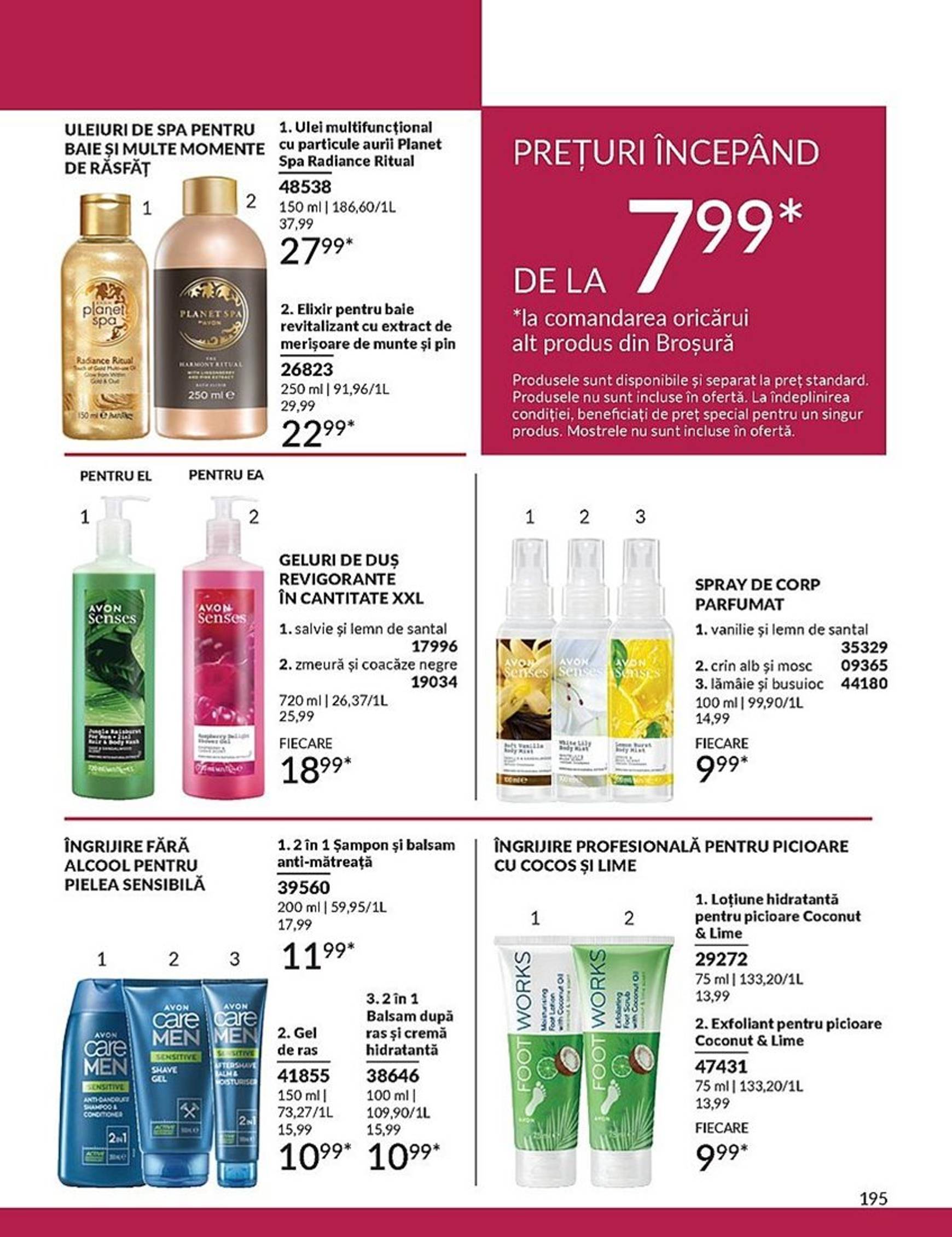 Catalog nou Avon 01.09. - 30.09. 195