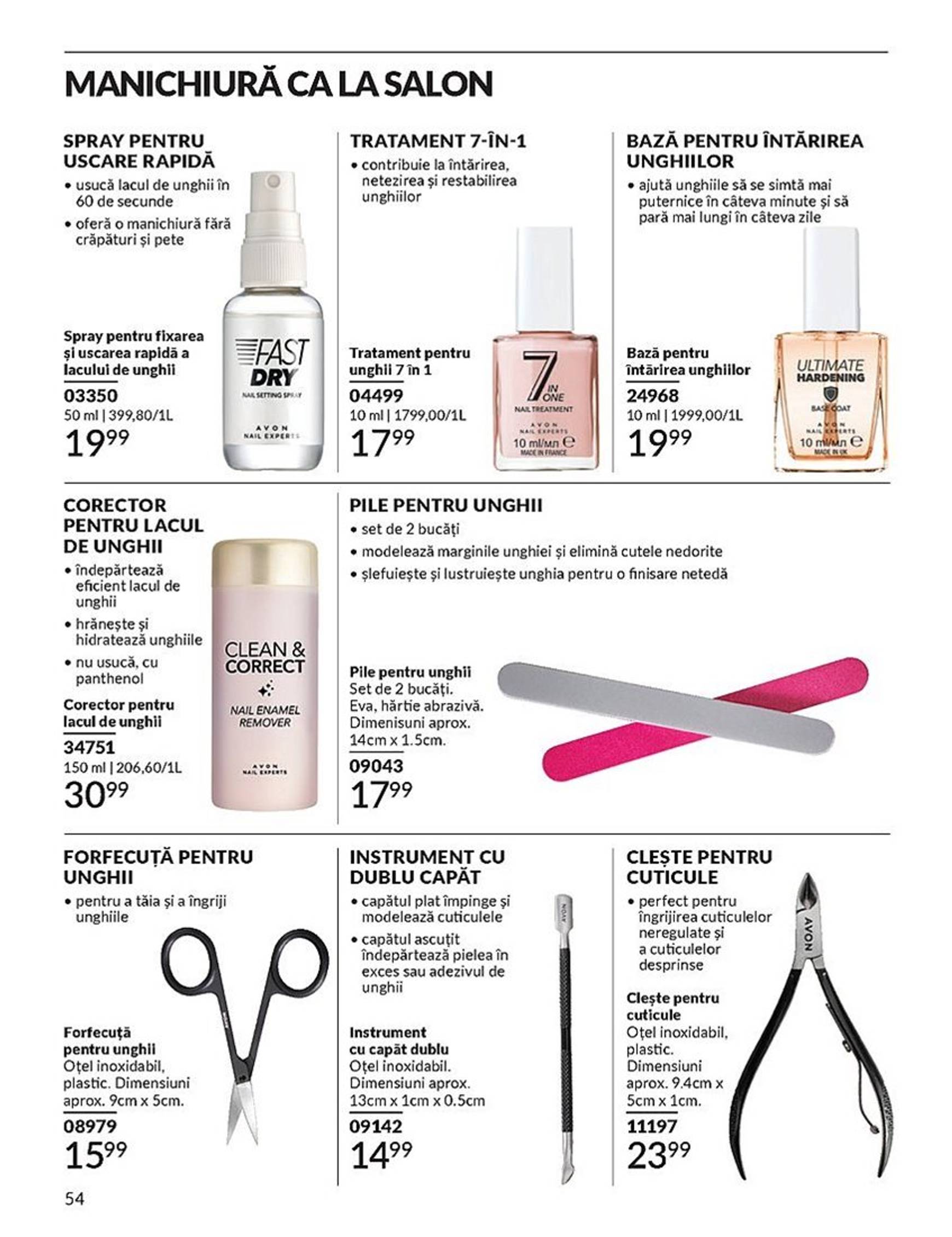 Catalog nou Avon 01.09. - 30.09. 54