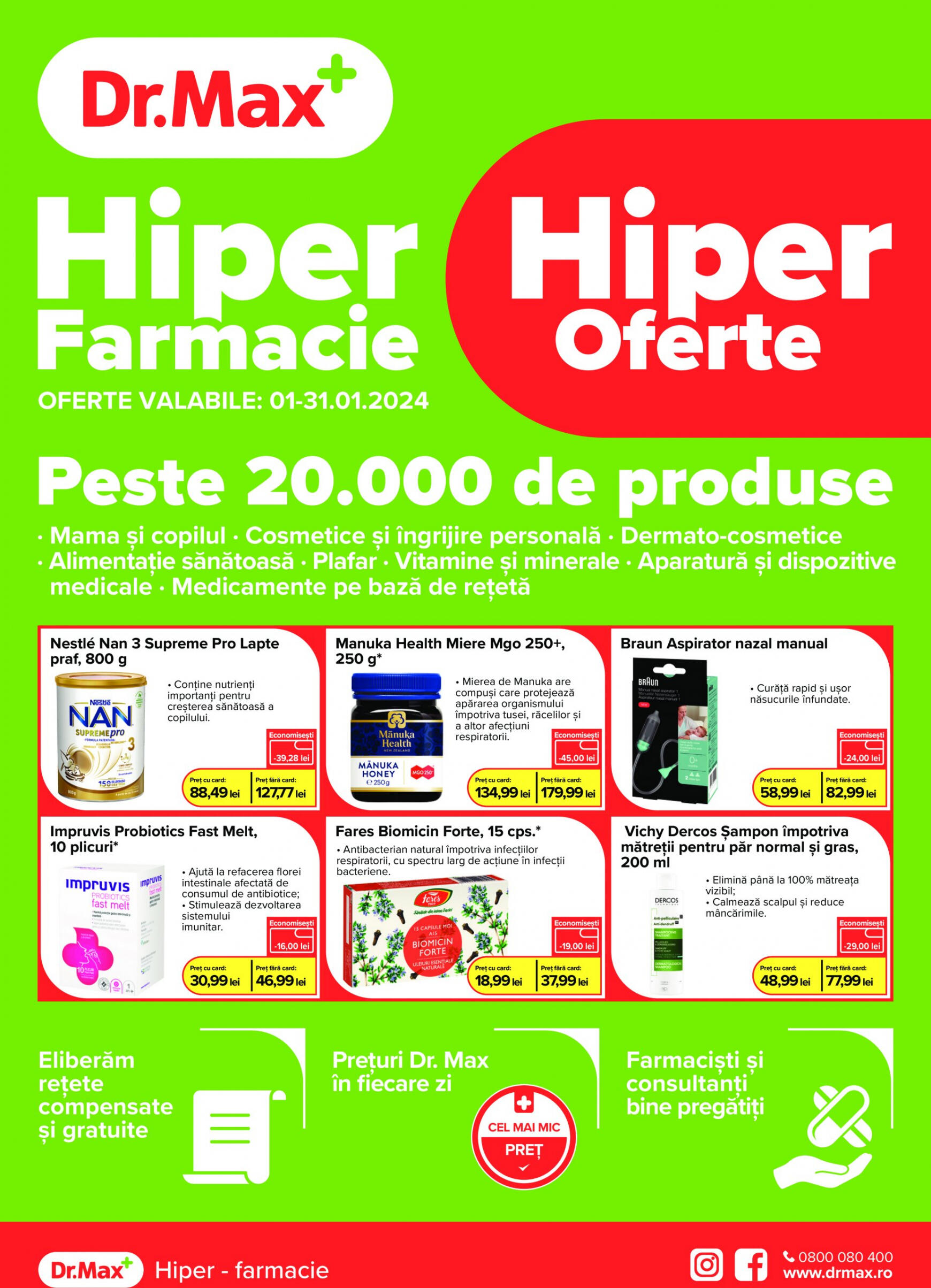 Dr. Max - Hiper Farmacie valabil de 01.01.2024