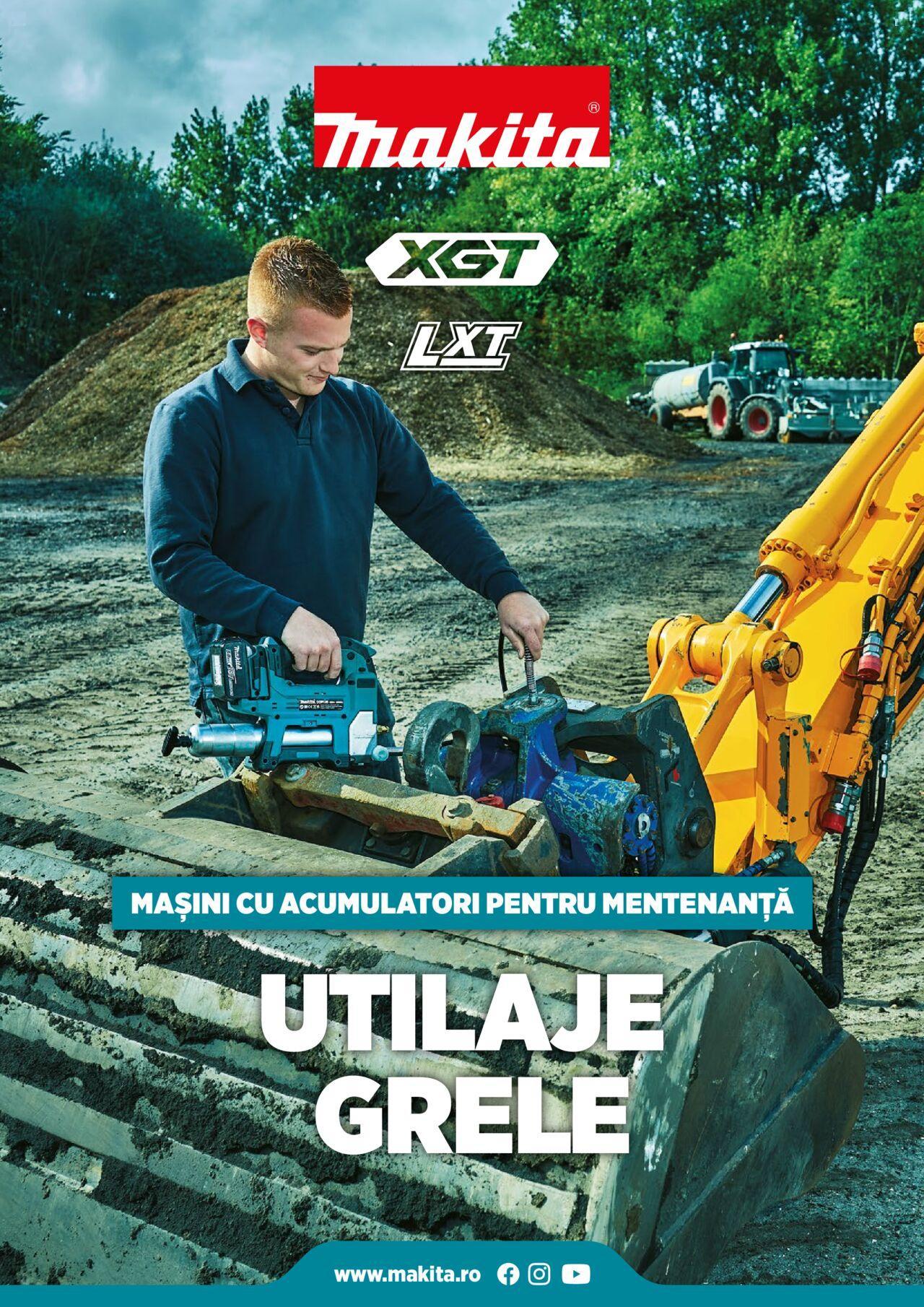 Makita catalog - Broșură Mașini cu acumulatori pentru mentenanță utilaje grele de vineri 01.09.2023