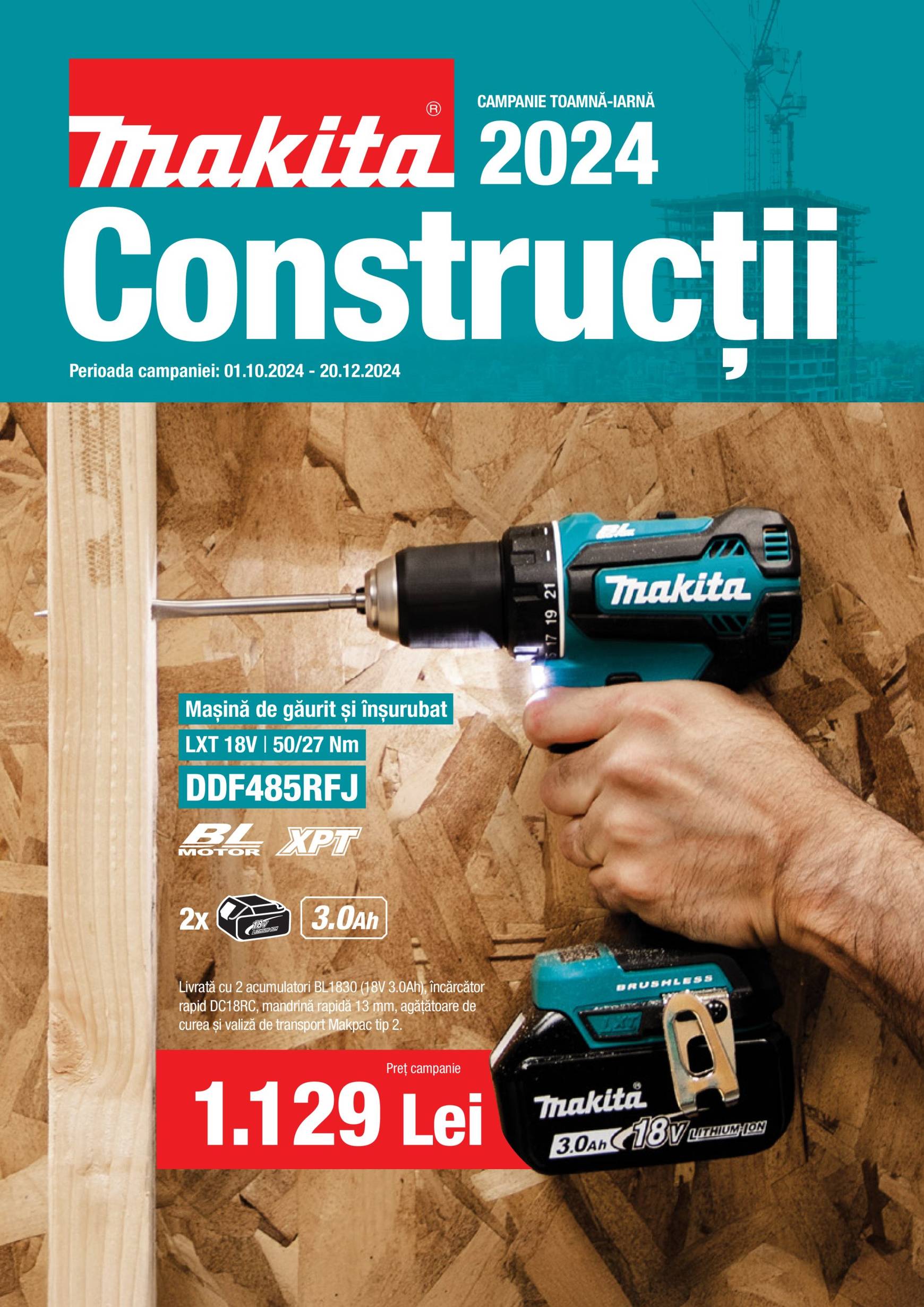 Catalog nou Makita - Broșură Campanie Construcții 01.10. - 20.12.