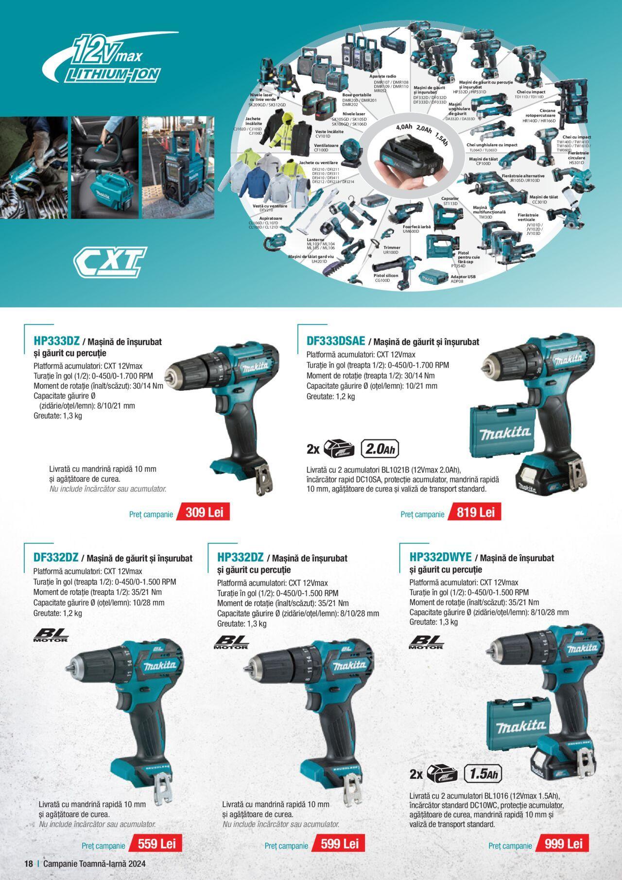 Catalog Makita 01.10.2024 - 20.12.2024 18