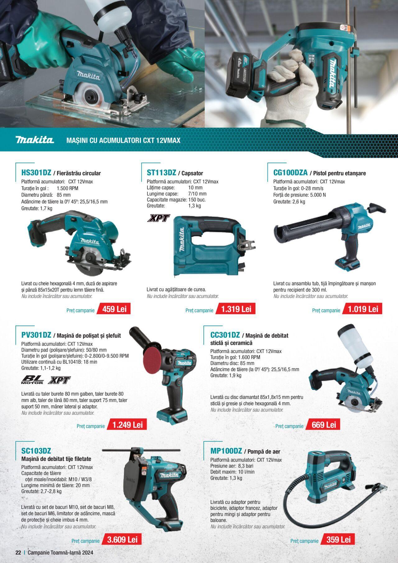 Catalog Makita 01.10.2024 - 20.12.2024 22