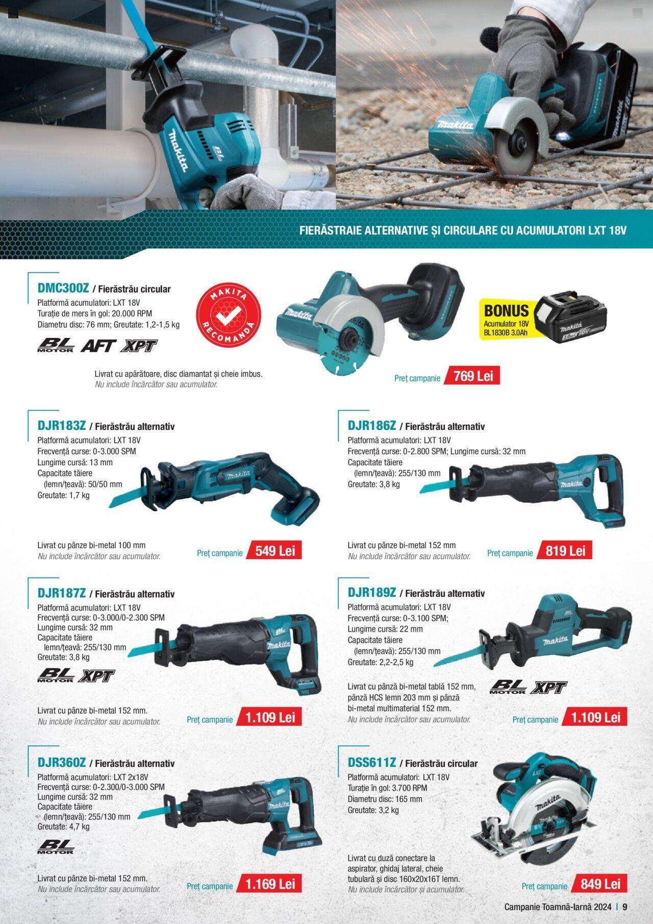 Catalog Makita 01.10.2024 - 20.12.2024 9