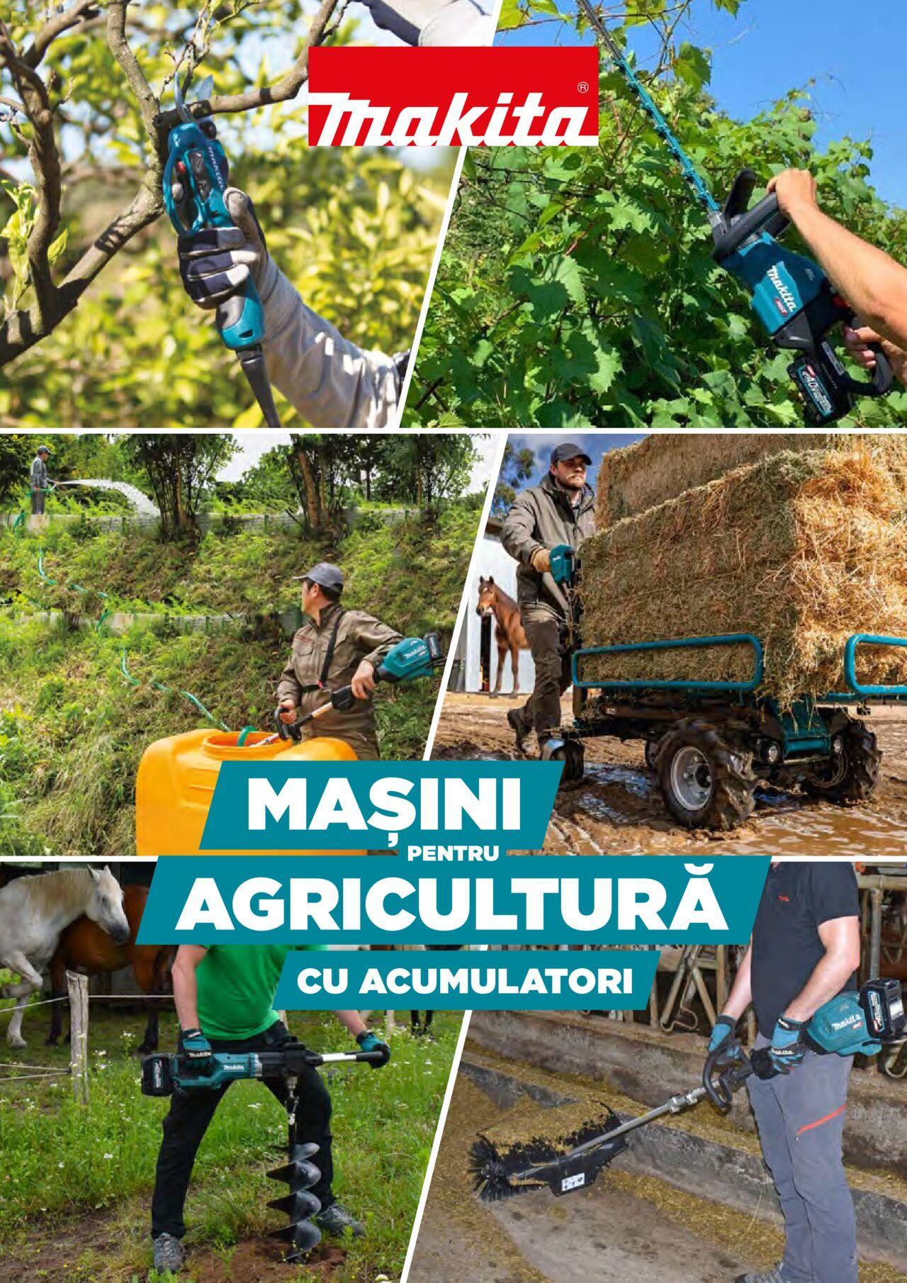 Makita catalog - Masini pentru agricultura cu acumulatori de miercuri 09.10.2024