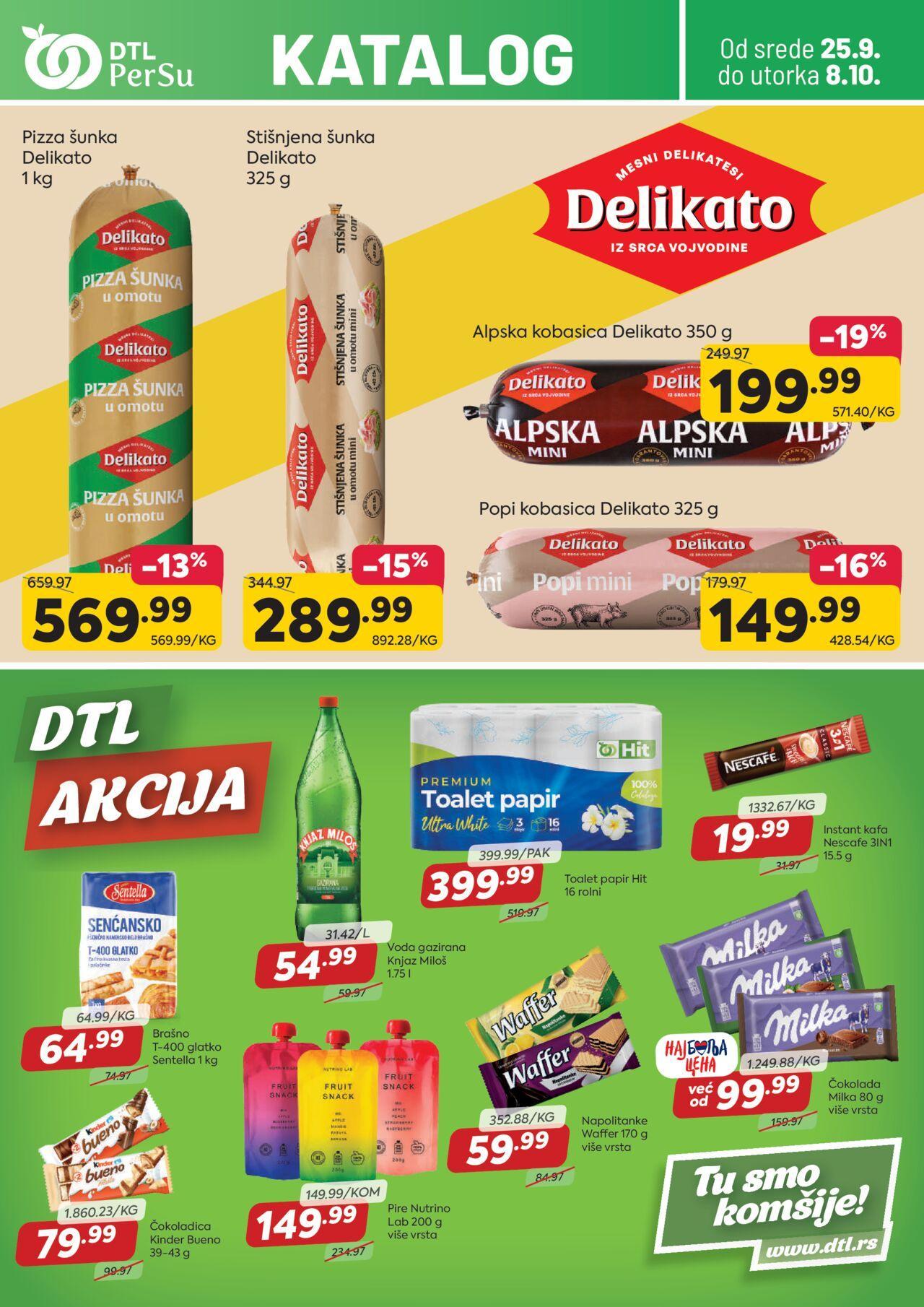 PerSu katalog - najnovije akcije 25.09.2024 - 08.10.2024