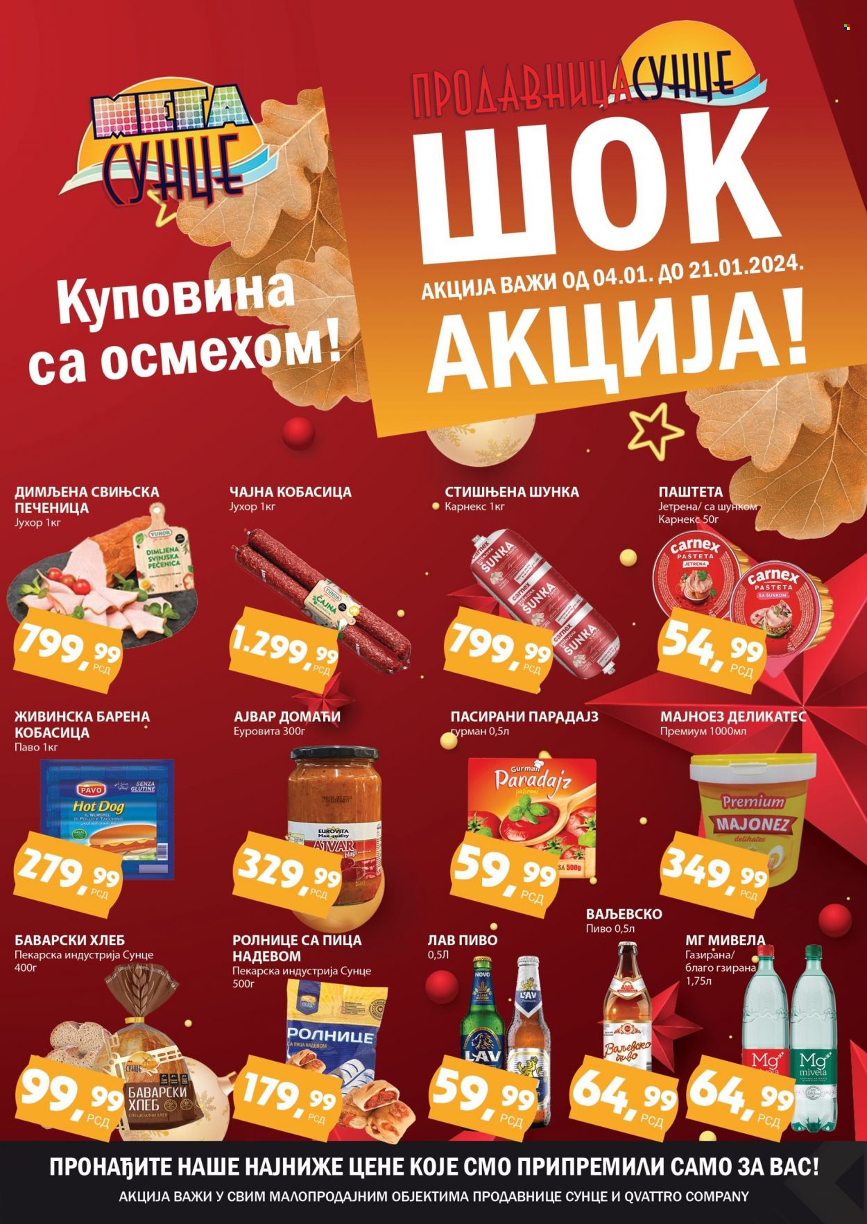 Prodavnica Sunce katalog - 04.01.-21.01.2024