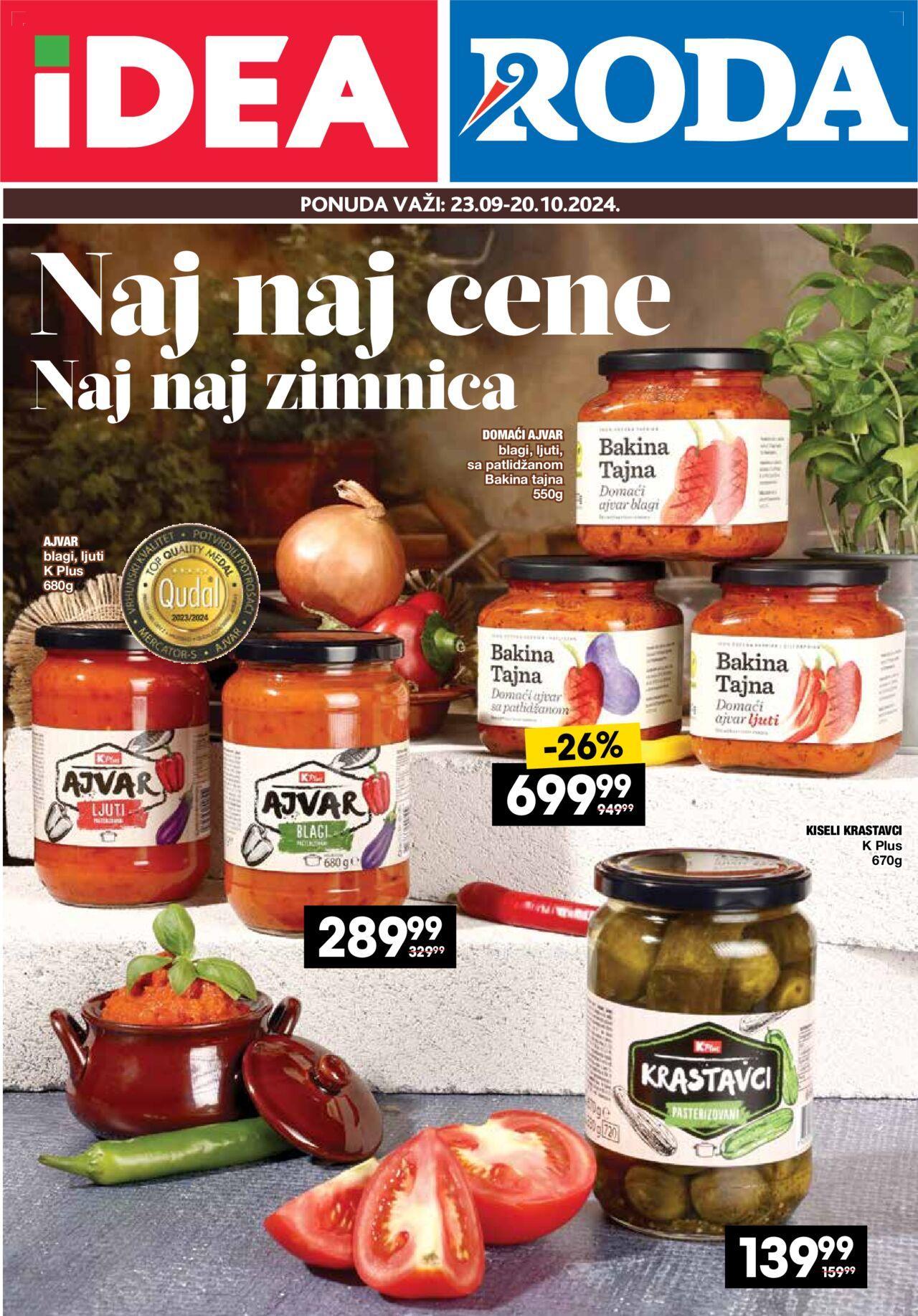 Roda katalog - najnovije akcije 23.09.2024 - 20.10.2024