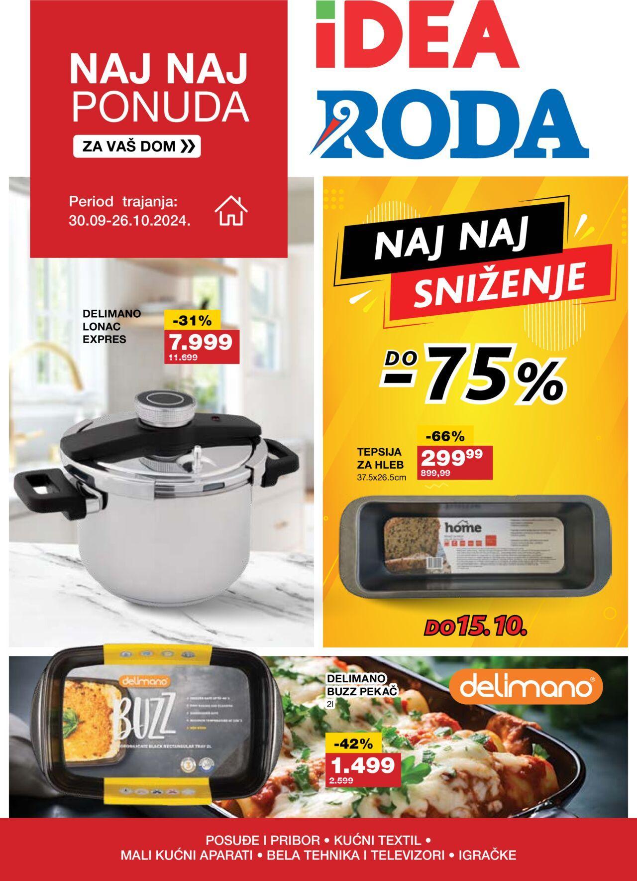 Roda katalog - najnovije akcije 30.09.2024 - 26.10.2024