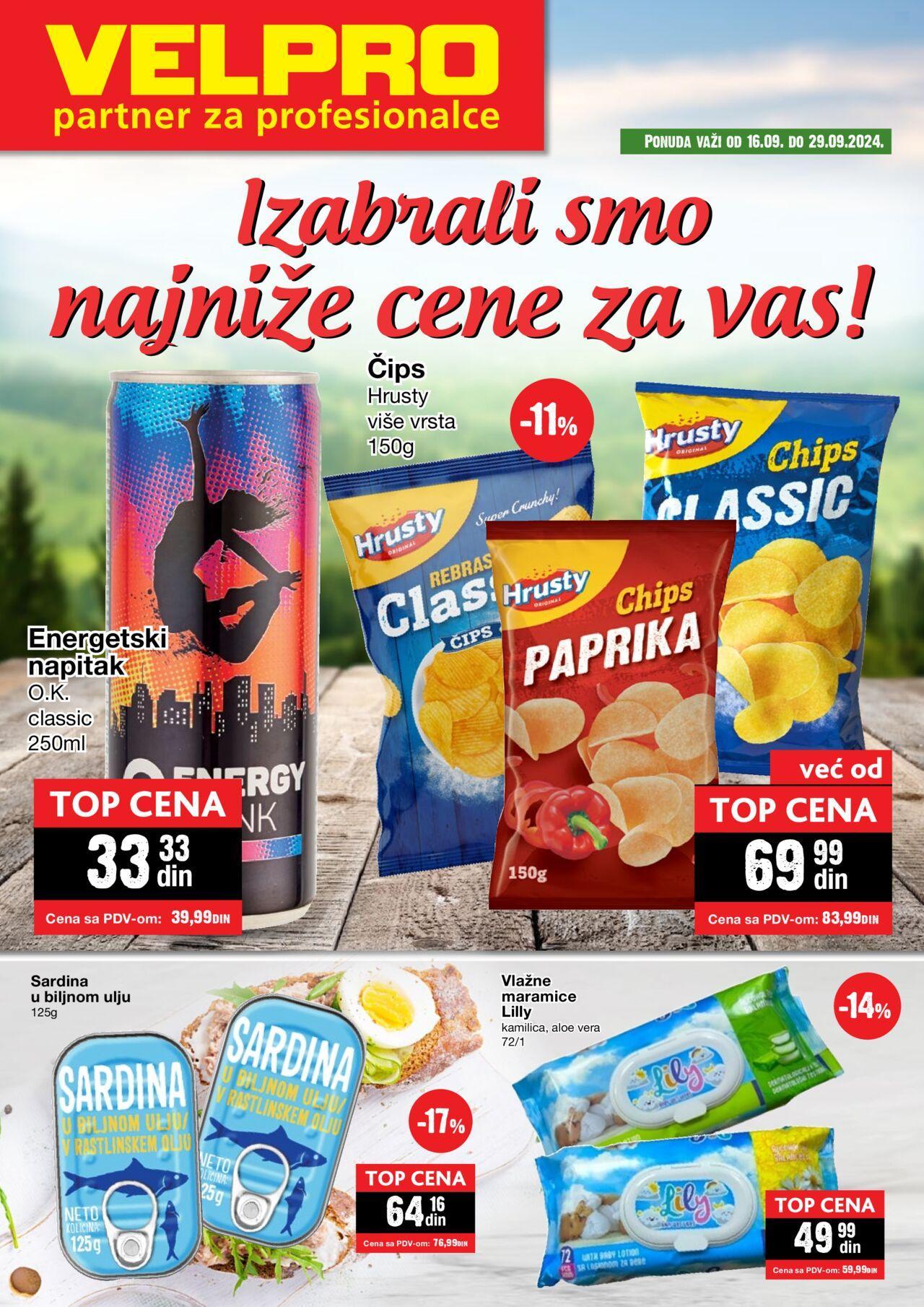 Velpro katalog - najnovije akcije 16.09.2024 - 29.09.2024