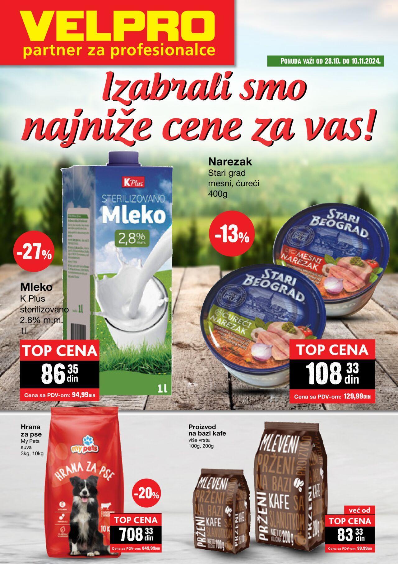 Velpro katalog - najnovije akcije 28.10.2024 - 10.11.2024