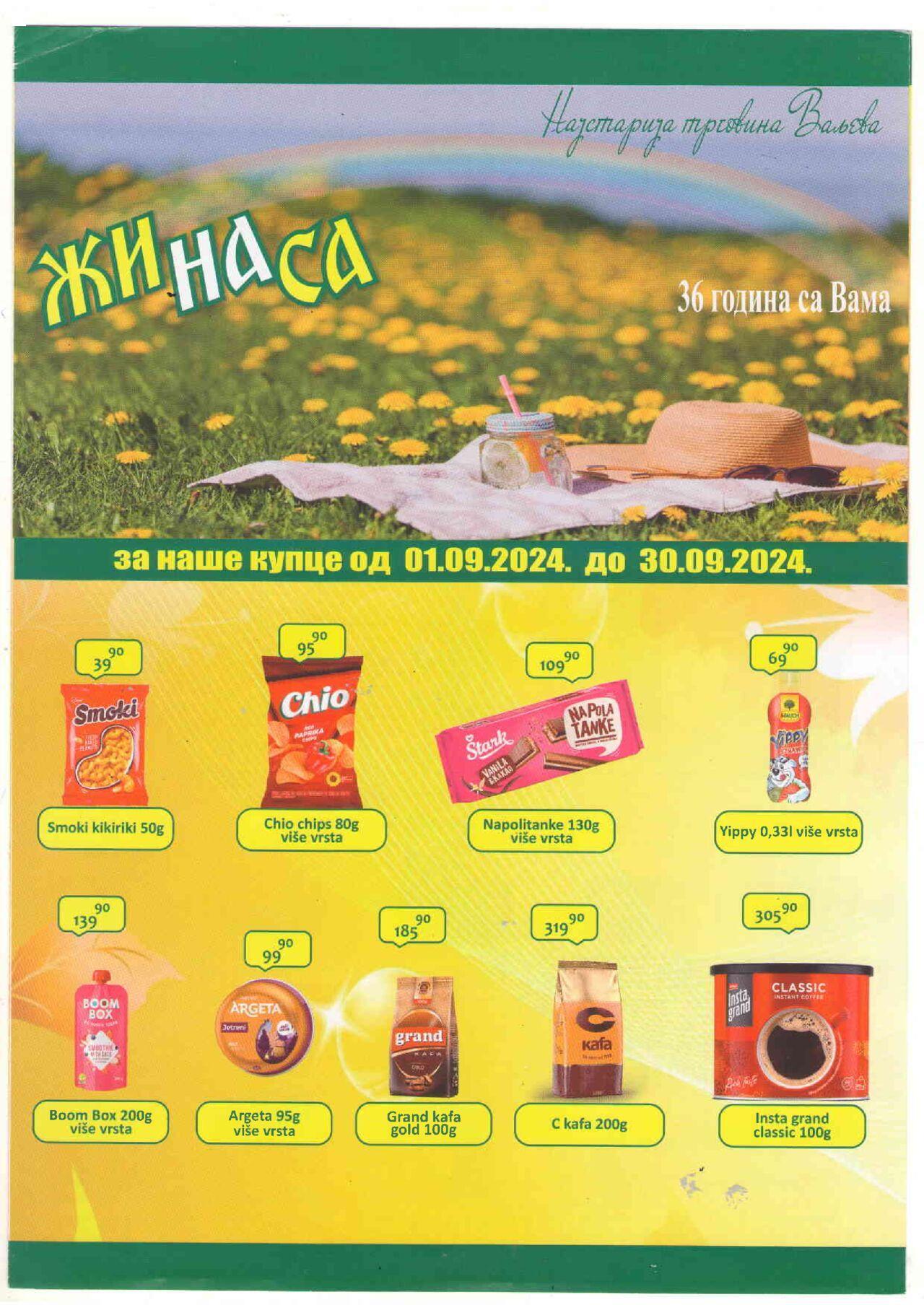 ŽINASA katalog - najnovije akcije 01.09.2024 - 30.09.2024