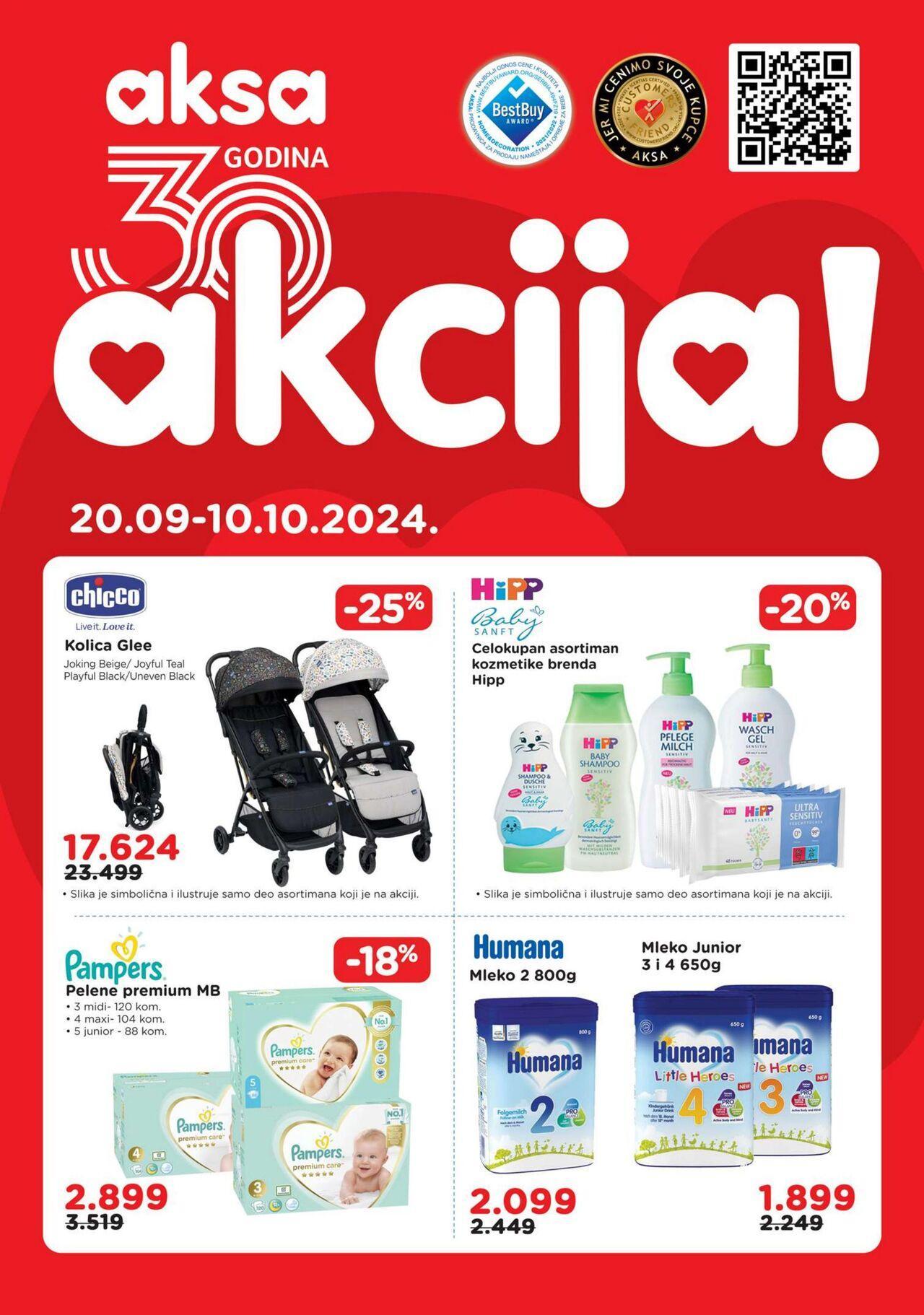 Aksa katalog - najnovije akcije 20.09.2024 - 10.10.2024