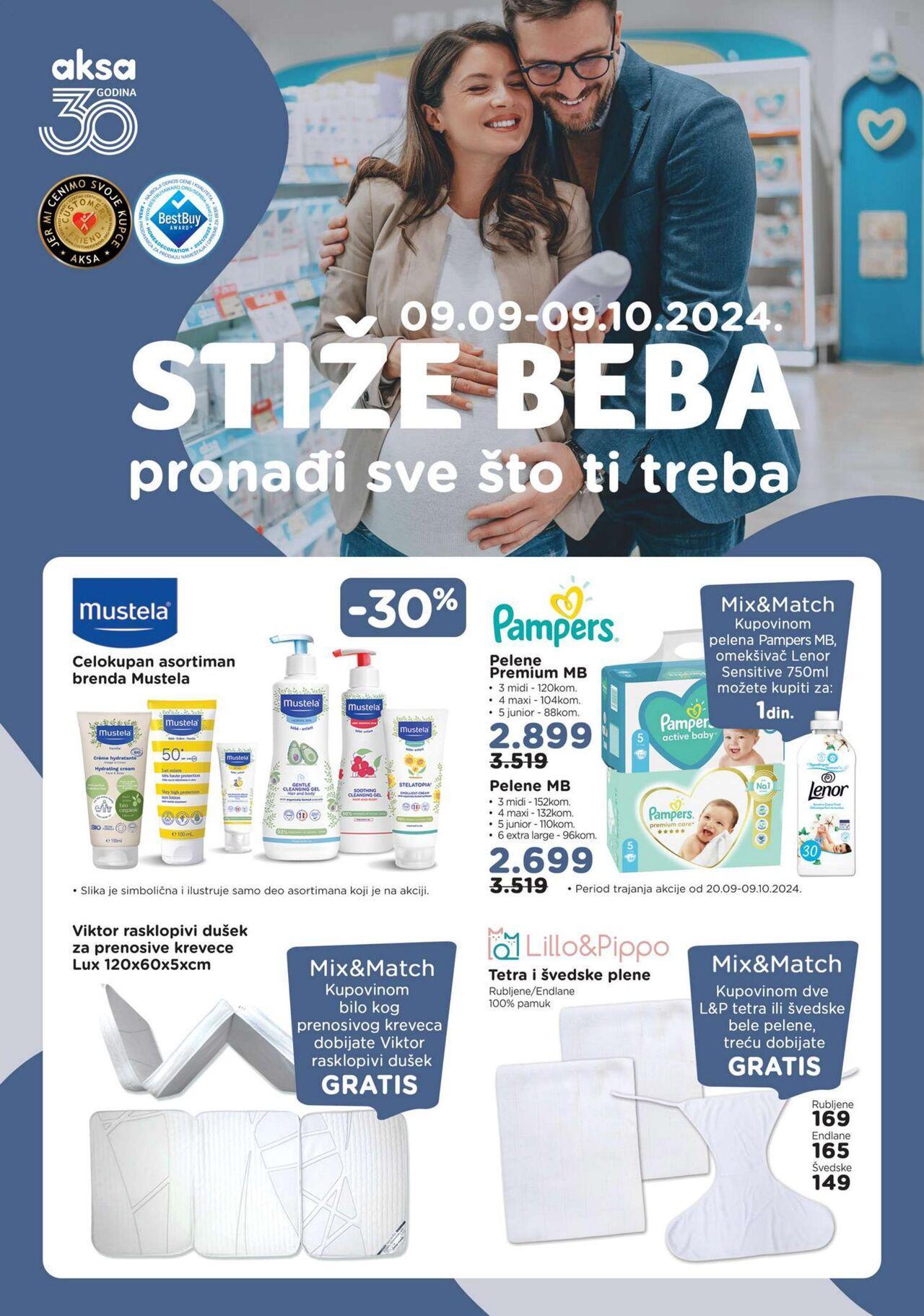 Aksa katalog - najnovije akcije 09.09.2024 - 09.10.2024