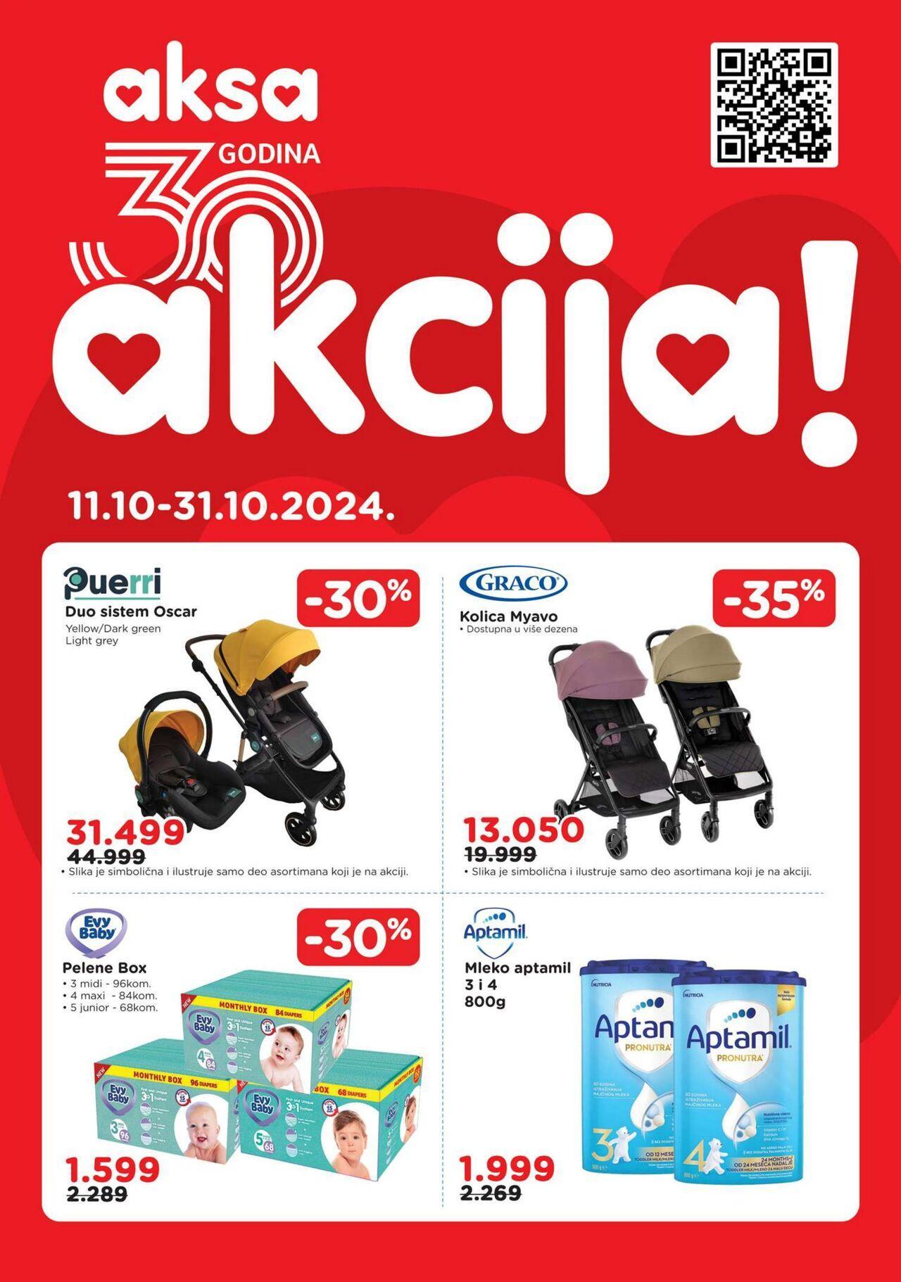 Aksa katalog - najnovije akcije 11.10.2024 - 31.10.2024