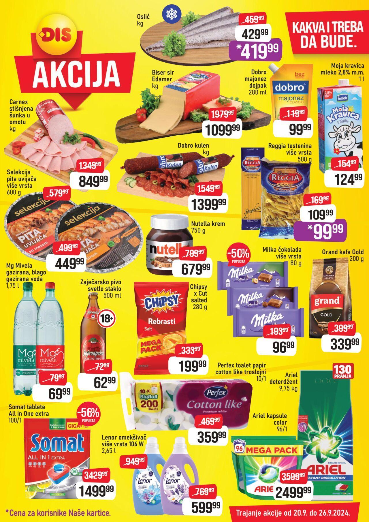 DIS katalog - najnovije akcije 20.09.2024 - 26.09.2024