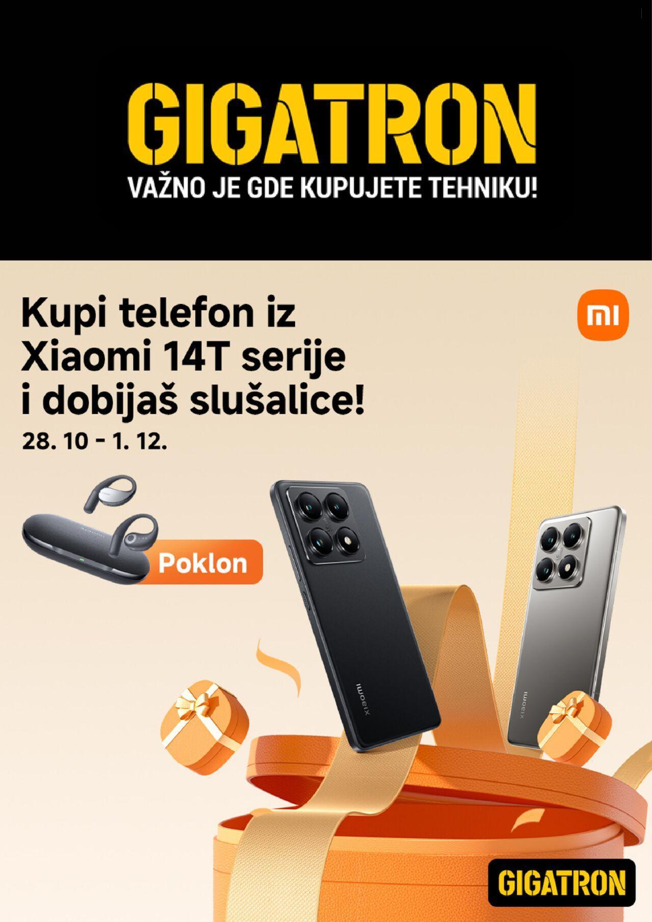 Gigatron katalog - najnovije akcije 28.10.2024 - 01.12.2024