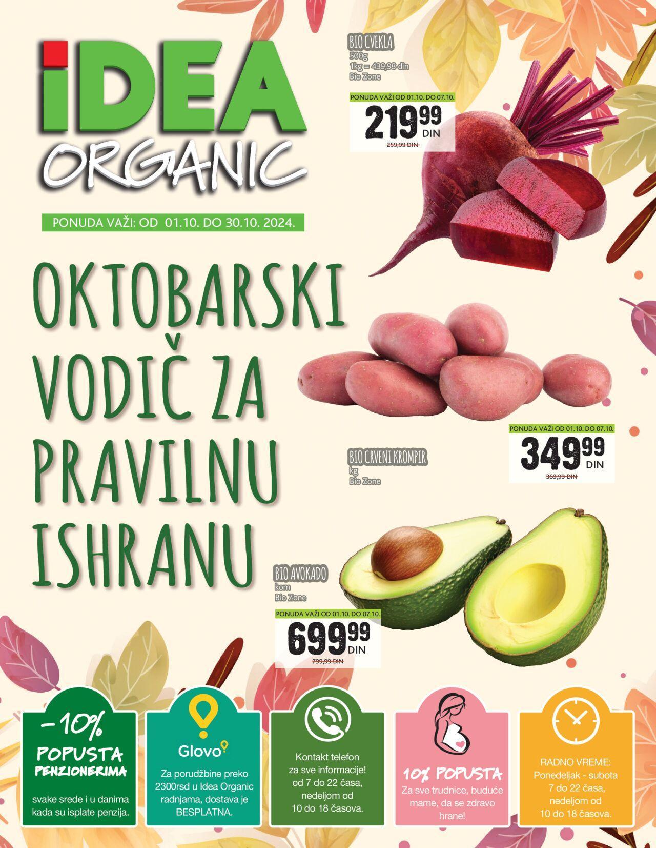 Idea katalog - najnovije akcije 01.10.2024 - 30.10.2024