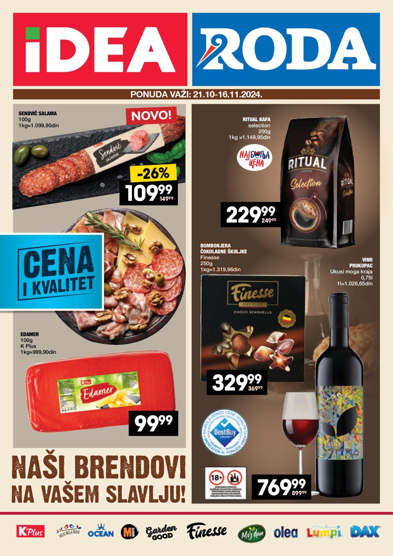 Idea katalog - najnovije akcije 21.10.2024 - 16.11.2024