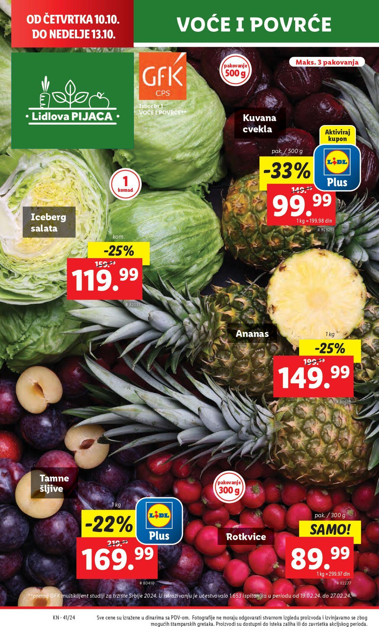 Lidl katalog - najnovije akcije 10.10.2024 - 16.10.2024 10