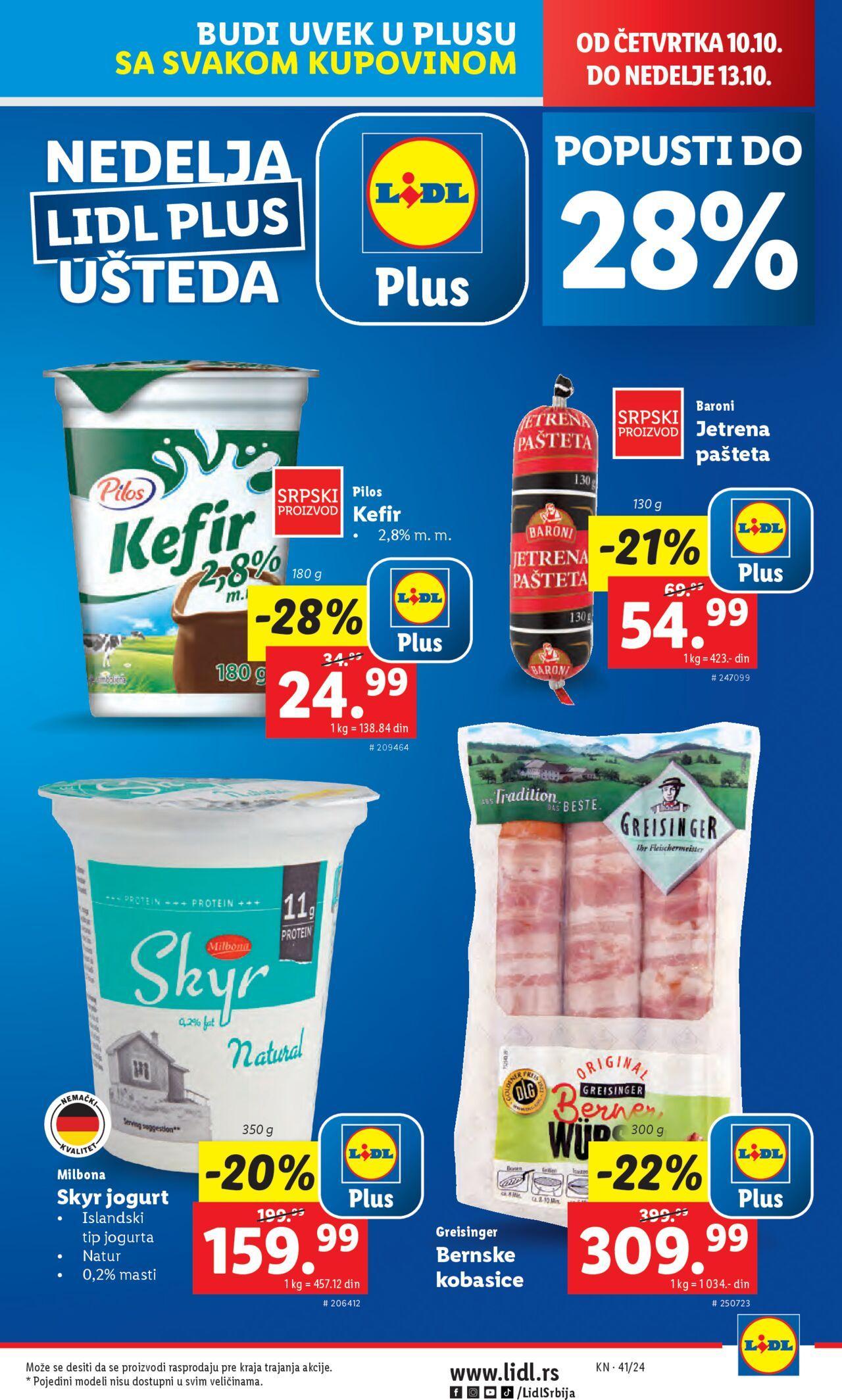 Lidl katalog - najnovije akcije 10.10.2024 - 16.10.2024 13