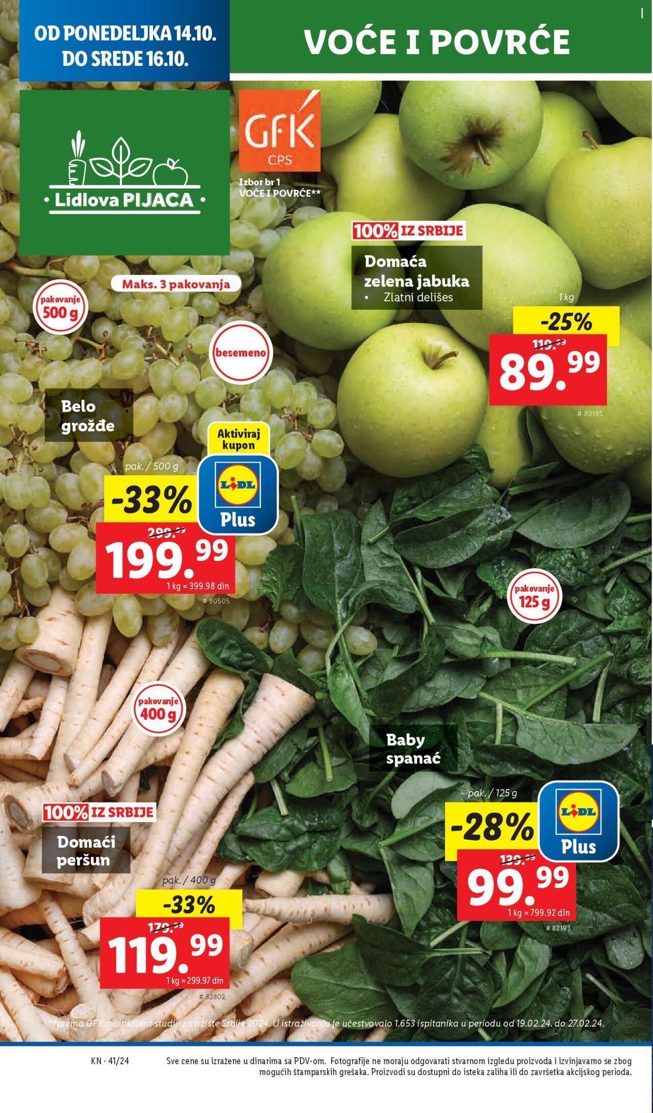 Lidl katalog - najnovije akcije 10.10.2024 - 16.10.2024 44