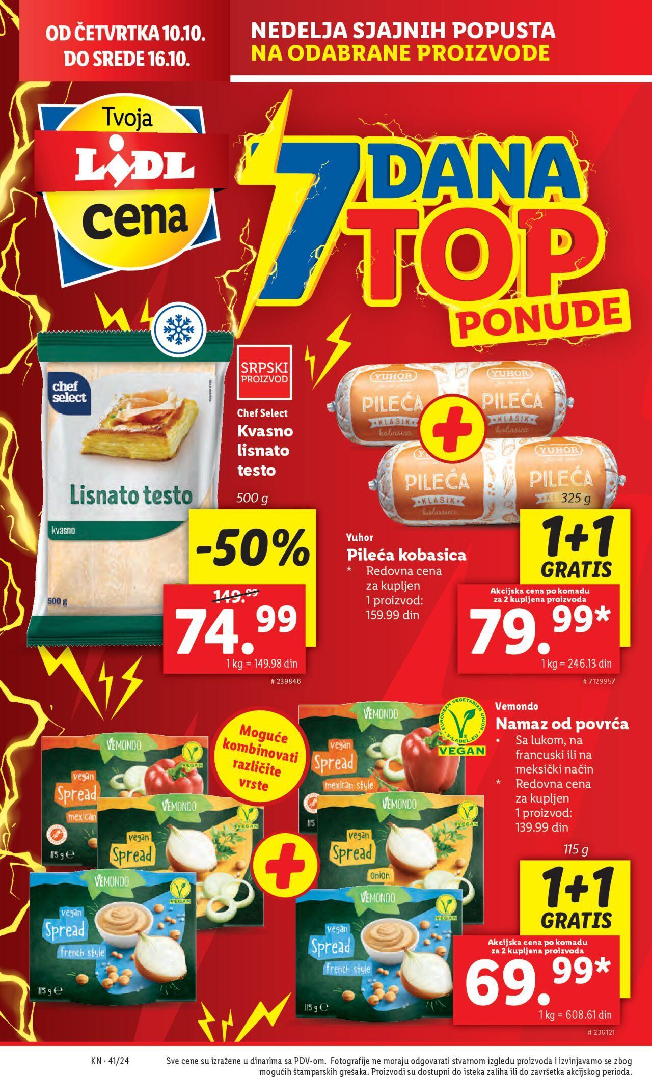 Lidl katalog - najnovije akcije 10.10.2024 - 16.10.2024 8