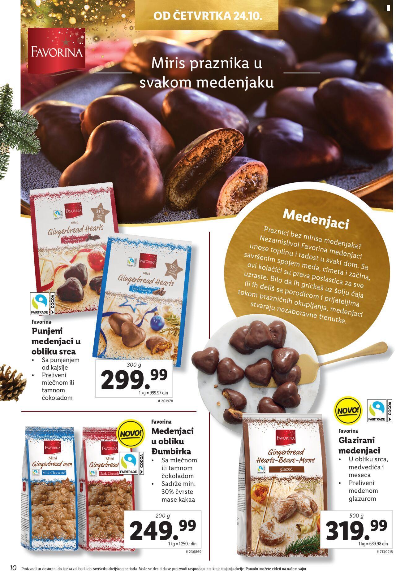 Lidl katalog - najnovije akcije od ponedeljka 21.10.2024 10