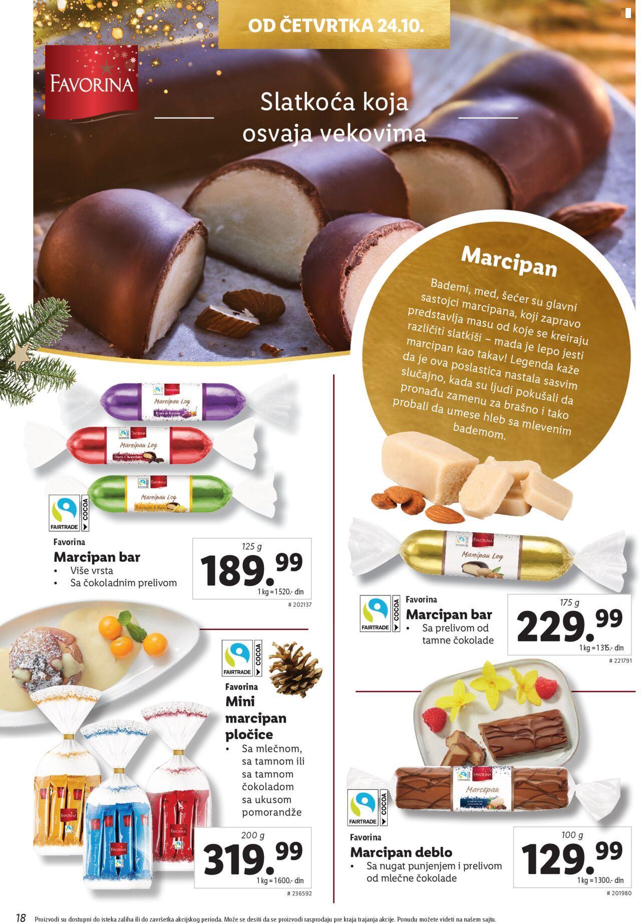 Lidl katalog - najnovije akcije od ponedeljka 21.10.2024 18