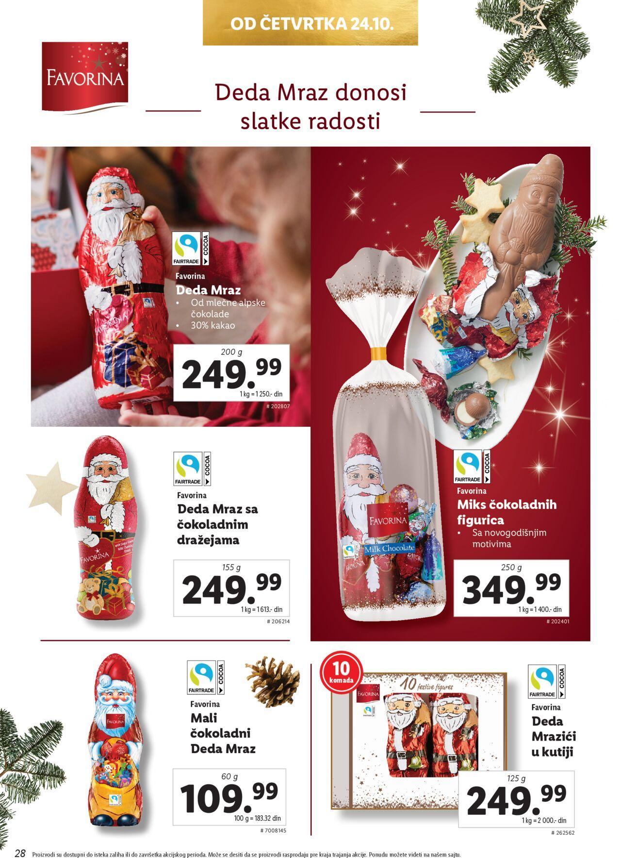 Lidl katalog - najnovije akcije od ponedeljka 21.10.2024 28