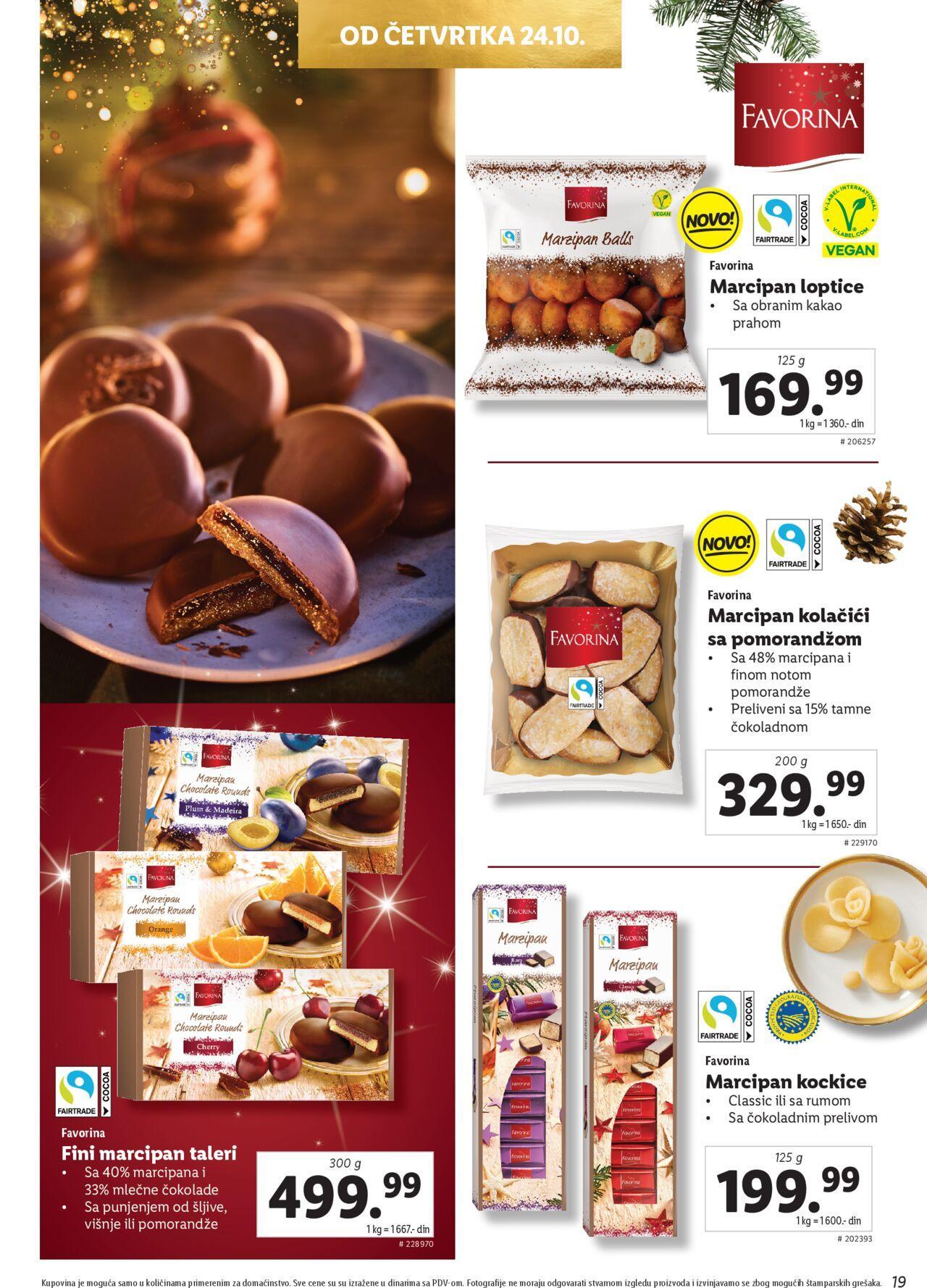 Lidl katalog - najnovije akcije od ponedeljka 21.10.2024 19