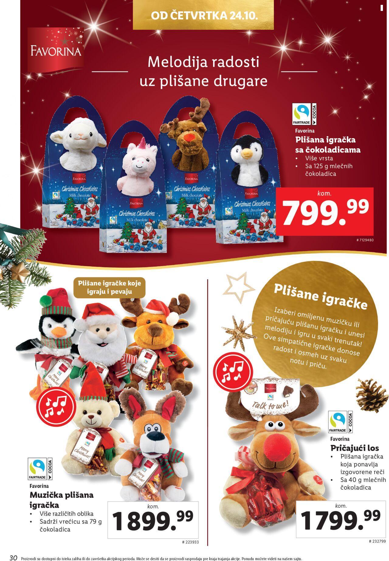 Lidl katalog - najnovije akcije od ponedeljka 21.10.2024 30