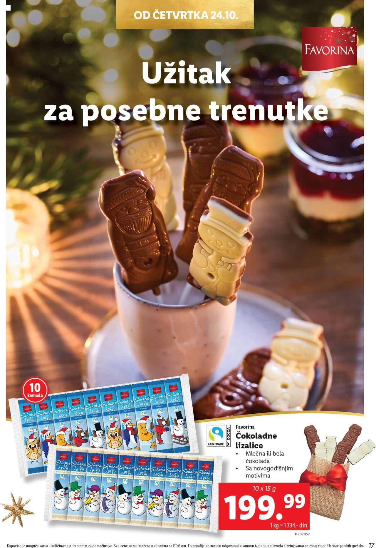 Lidl katalog - najnovije akcije od ponedeljka 21.10.2024 17