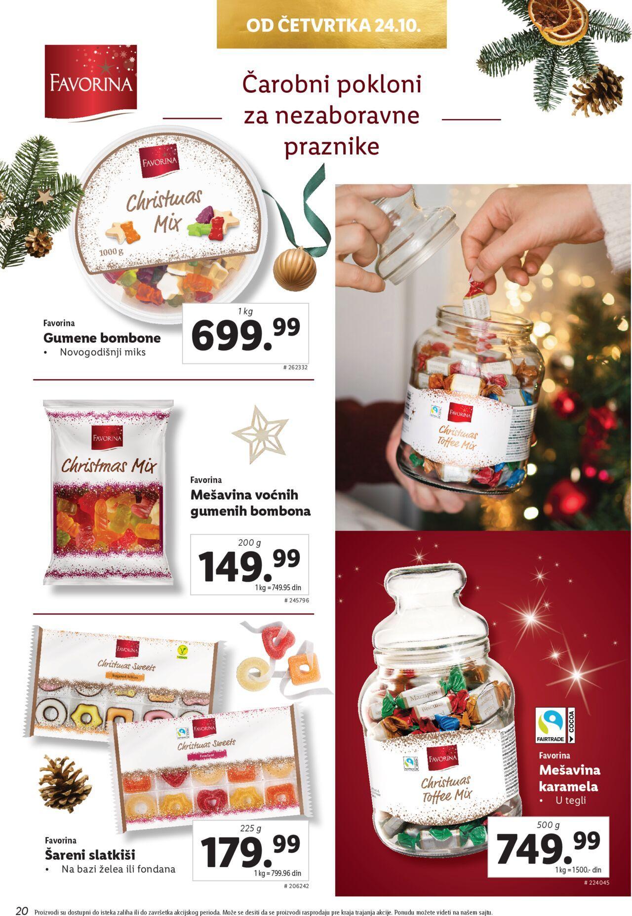 Lidl katalog - najnovije akcije od ponedeljka 21.10.2024 20