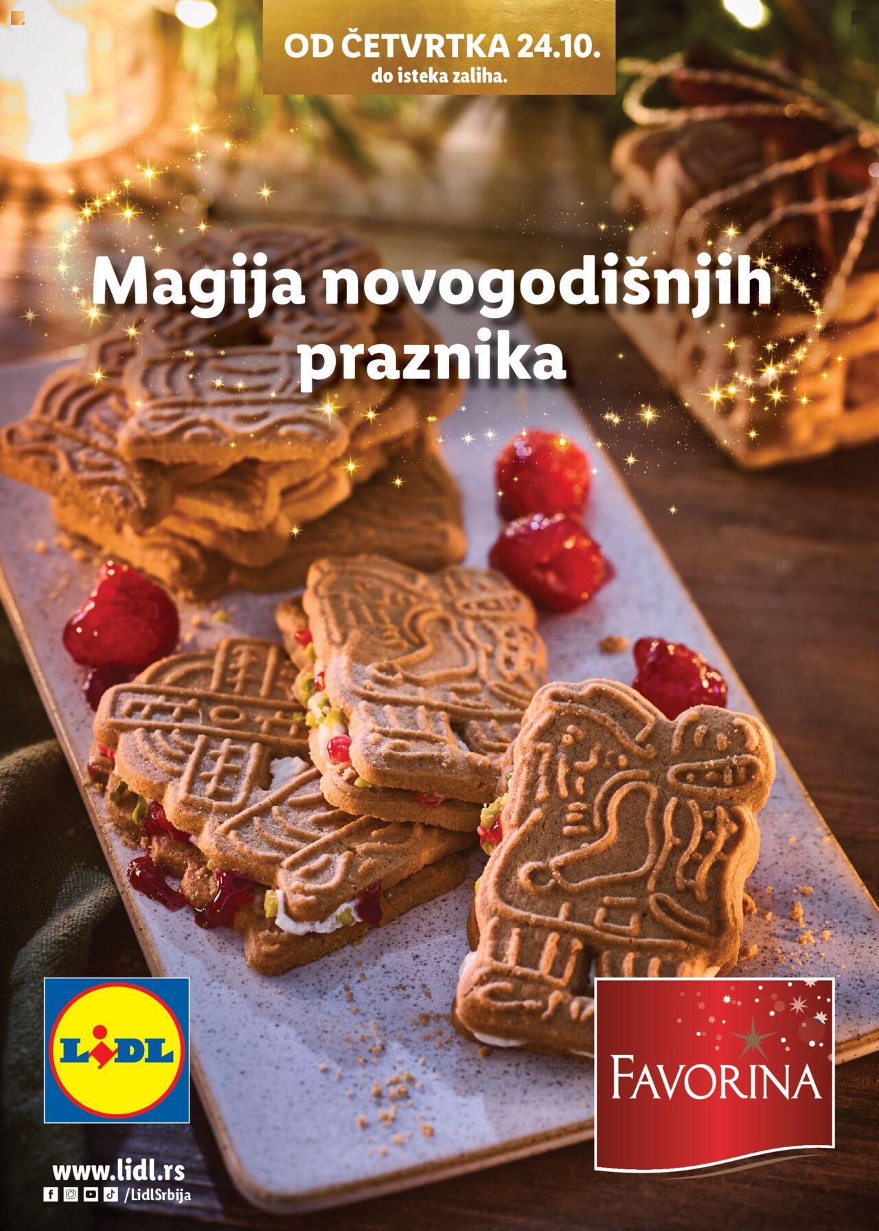 Lidl katalog - najnovije akcije od ponedeljka 21.10.2024