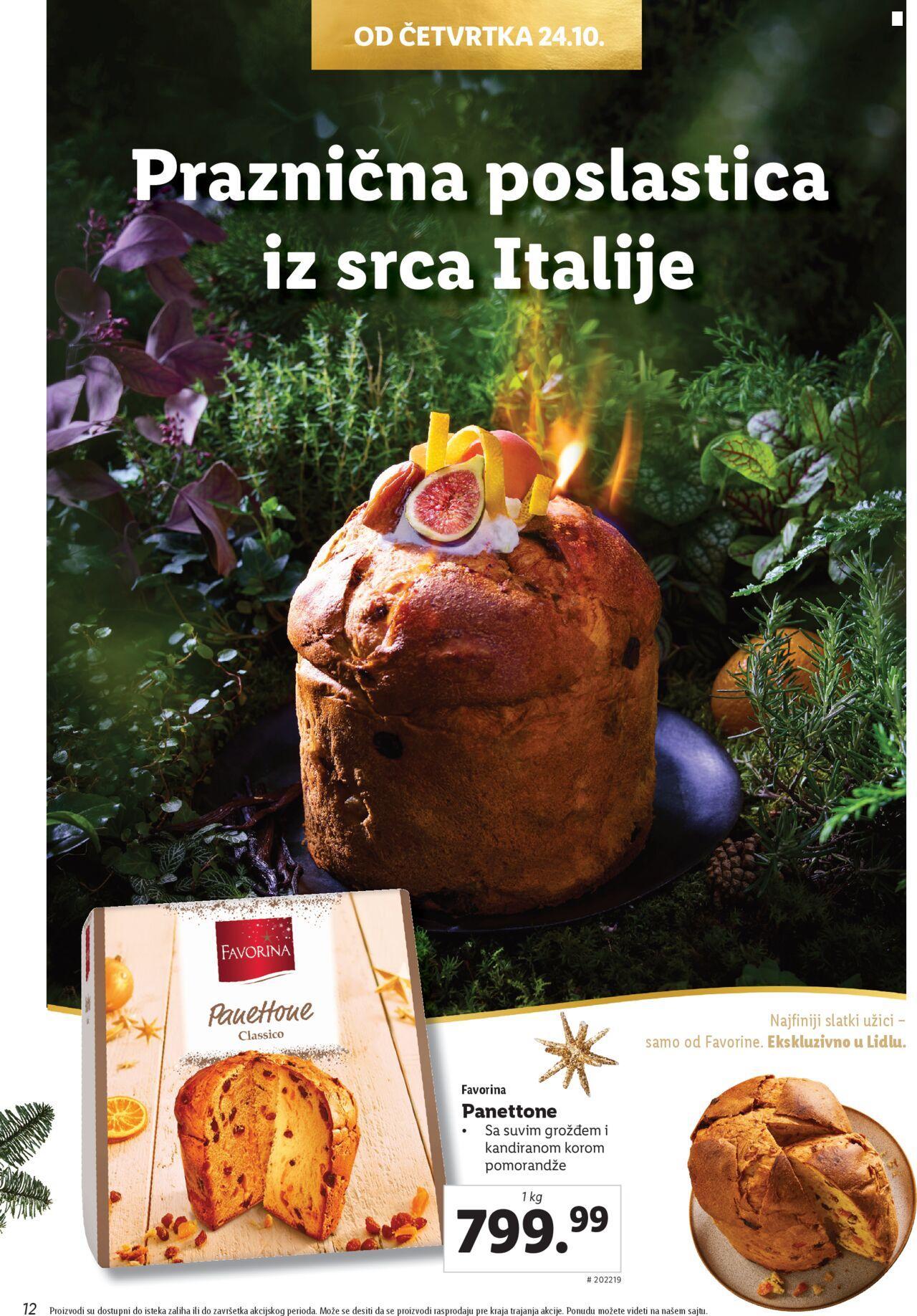 Lidl katalog - najnovije akcije od ponedeljka 21.10.2024 12