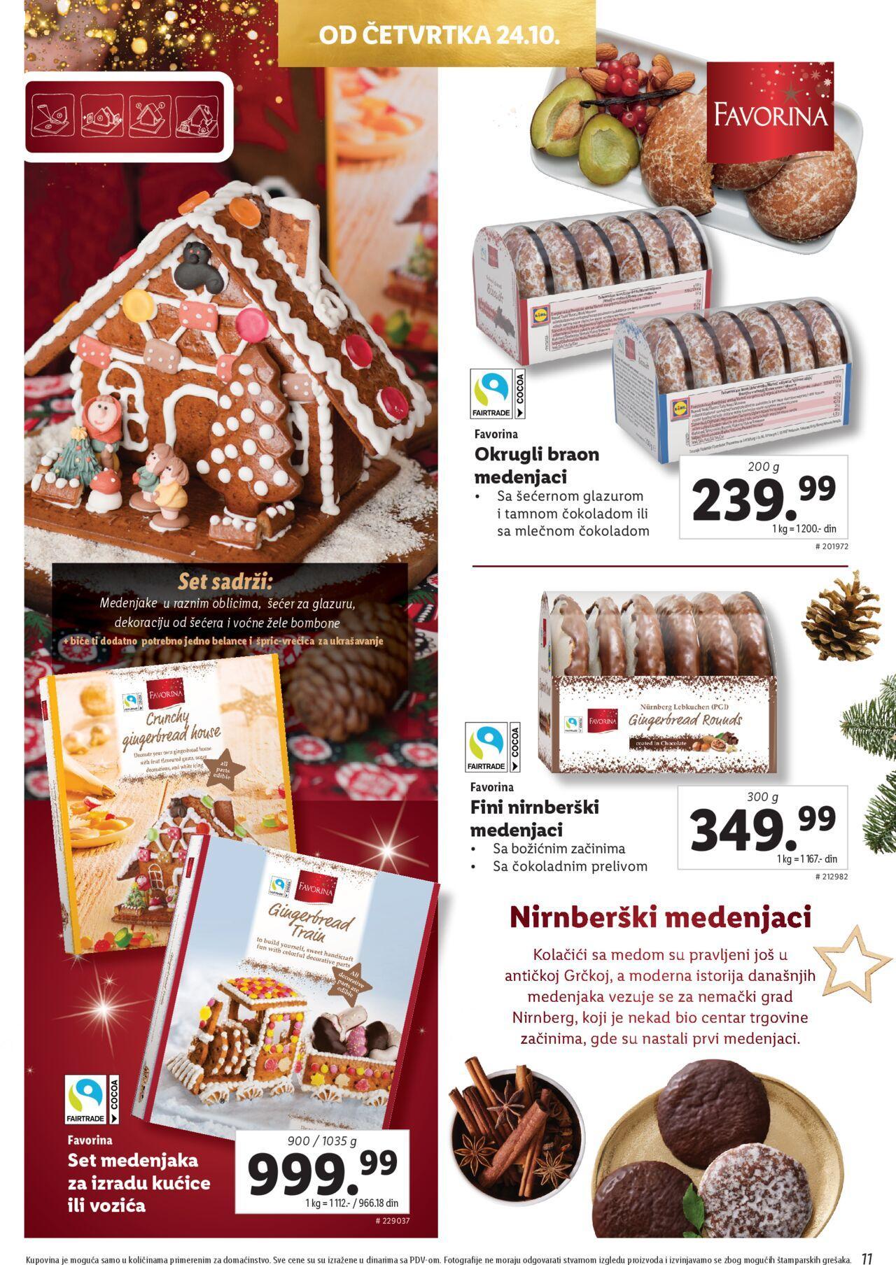 Lidl katalog - najnovije akcije od ponedeljka 21.10.2024 11