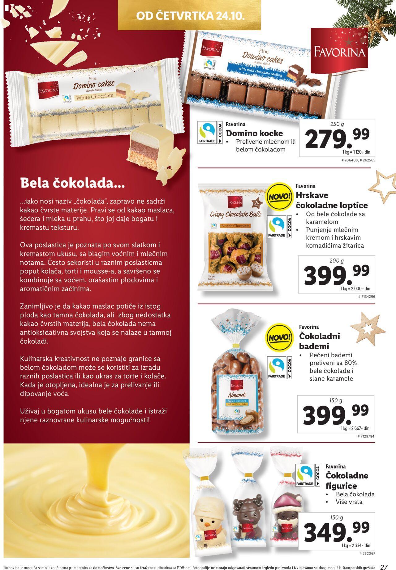 Lidl katalog - najnovije akcije od ponedeljka 21.10.2024 27