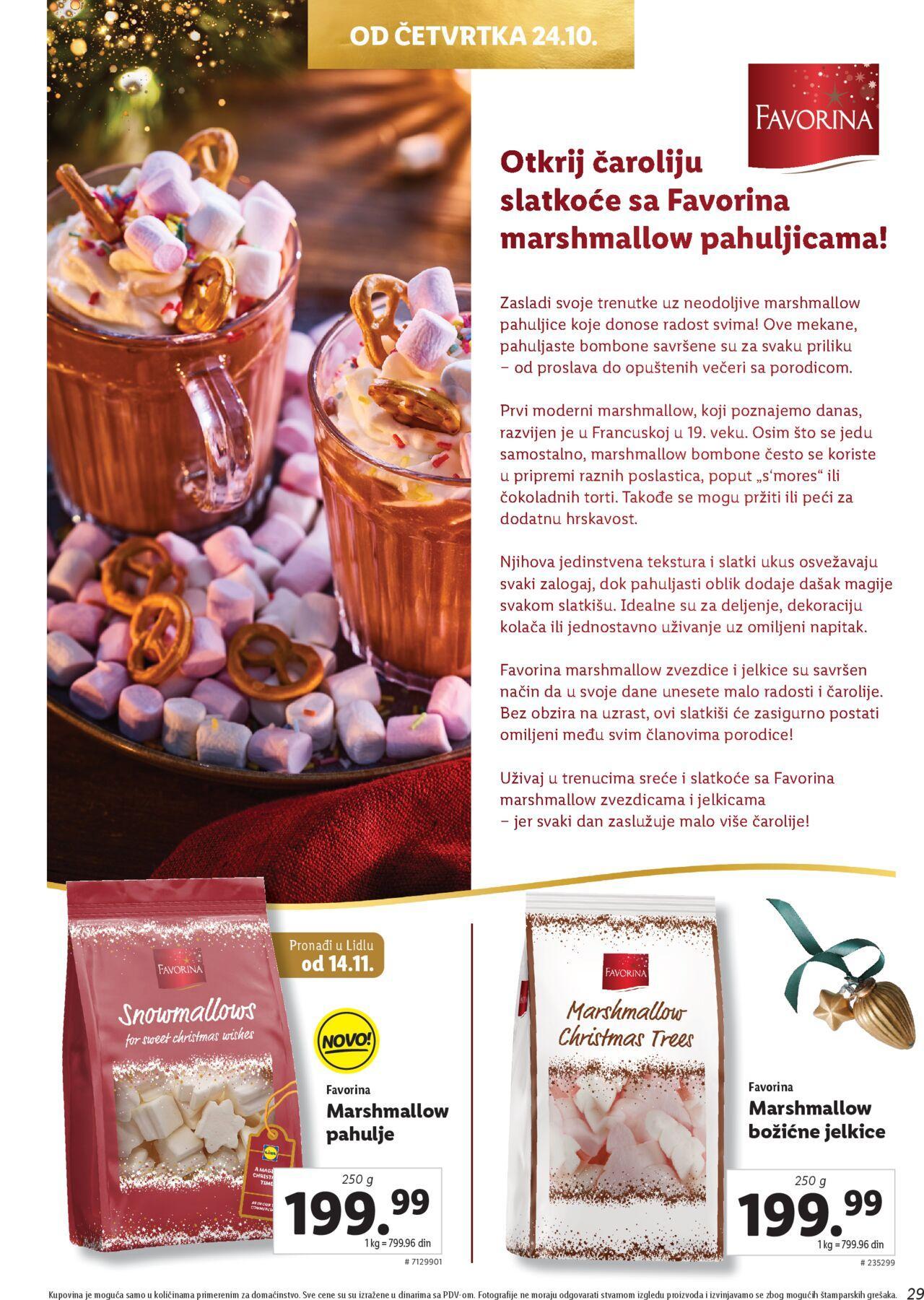 Lidl katalog - najnovije akcije od ponedeljka 21.10.2024 29