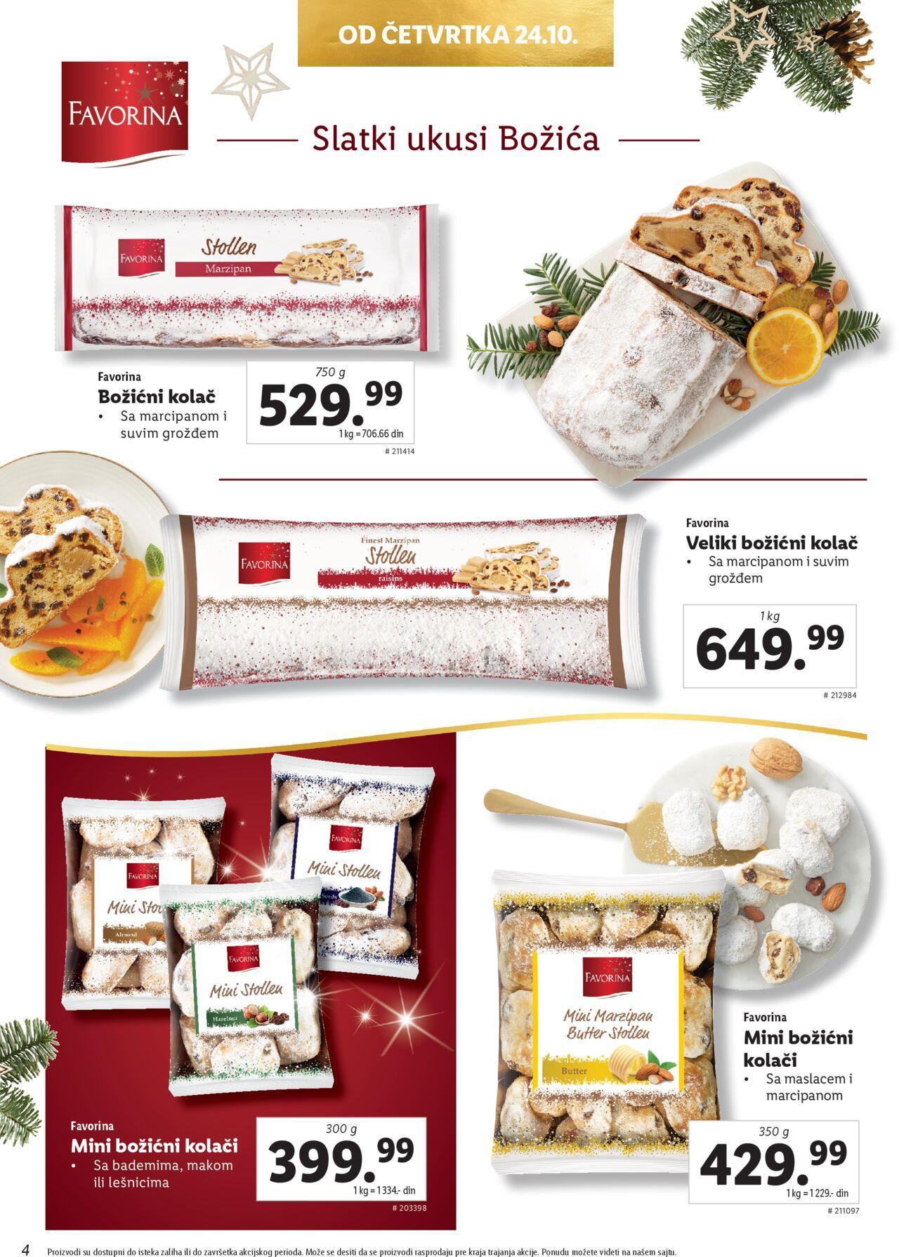 Lidl katalog - najnovije akcije od ponedeljka 21.10.2024 4