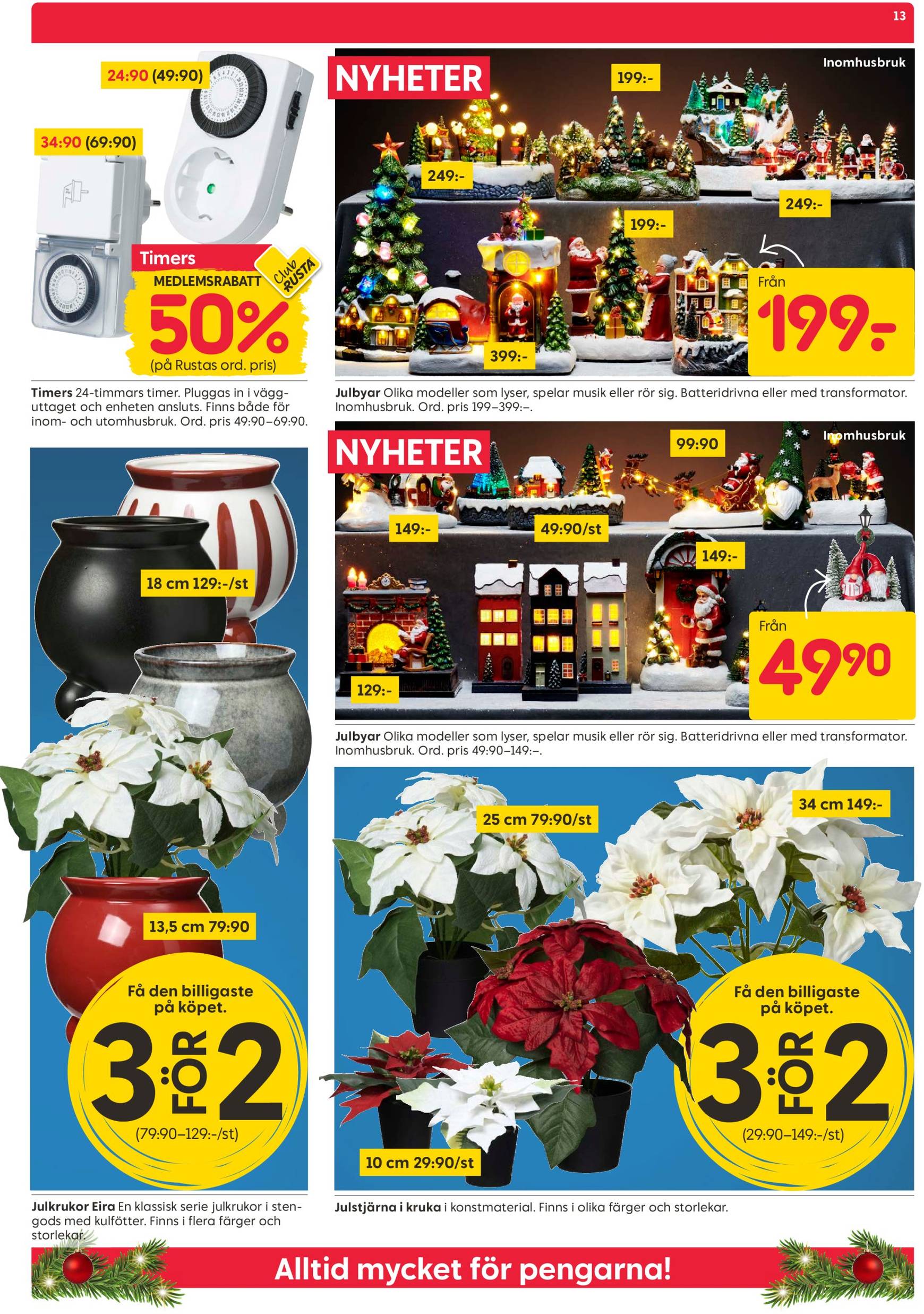 Rusta-reklambladet är giltigt från 11.11. - 17.11. 13