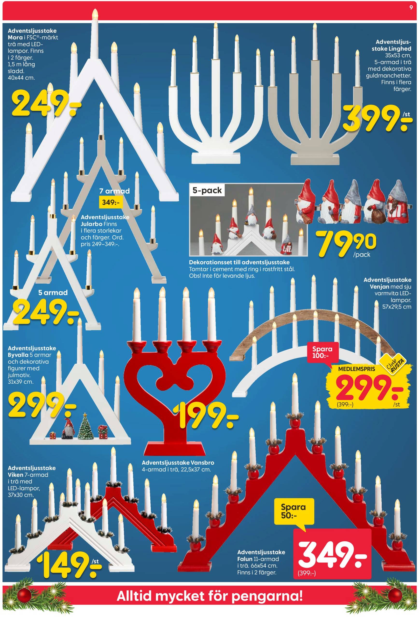 Rusta-reklambladet är giltigt från 11.11. - 17.11. 9