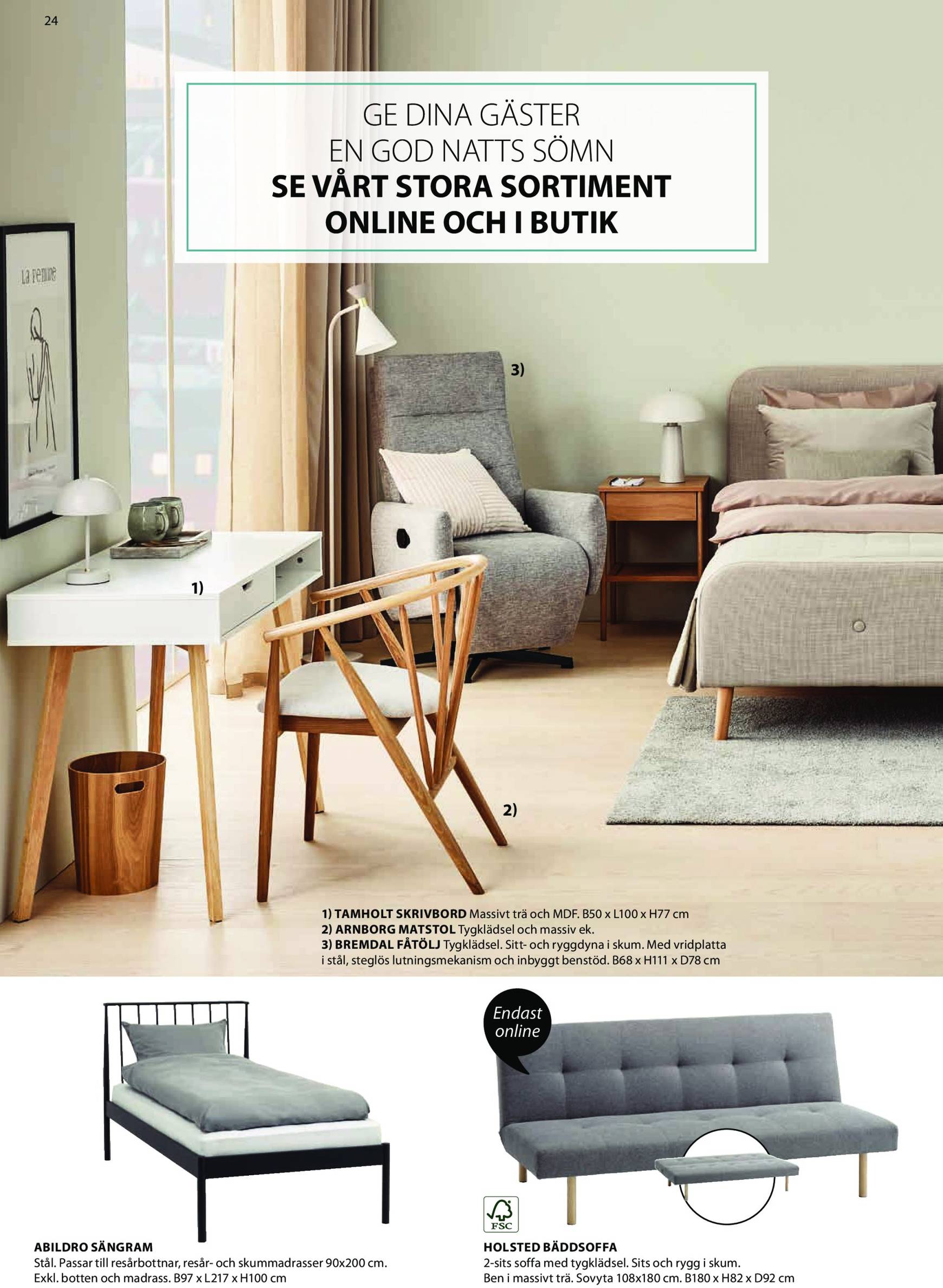 JYSK - Business to Business-reklambladet är giltigt från 01.01. - 31.12. 24