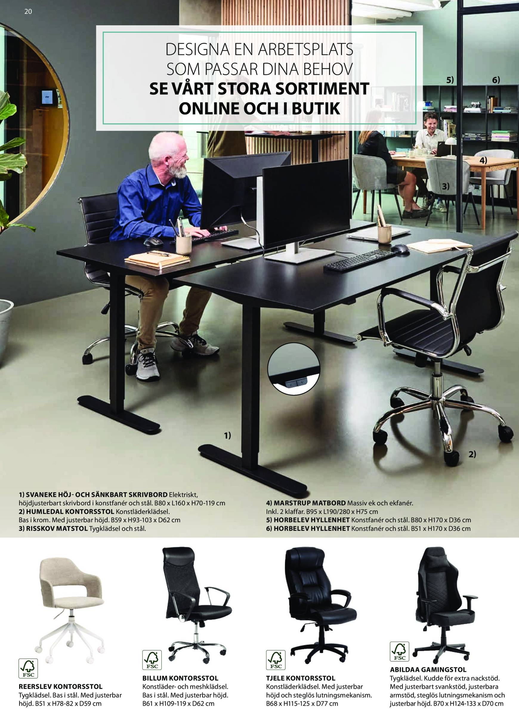 JYSK - Business to Business-reklambladet är giltigt från 01.01. - 31.12. 20