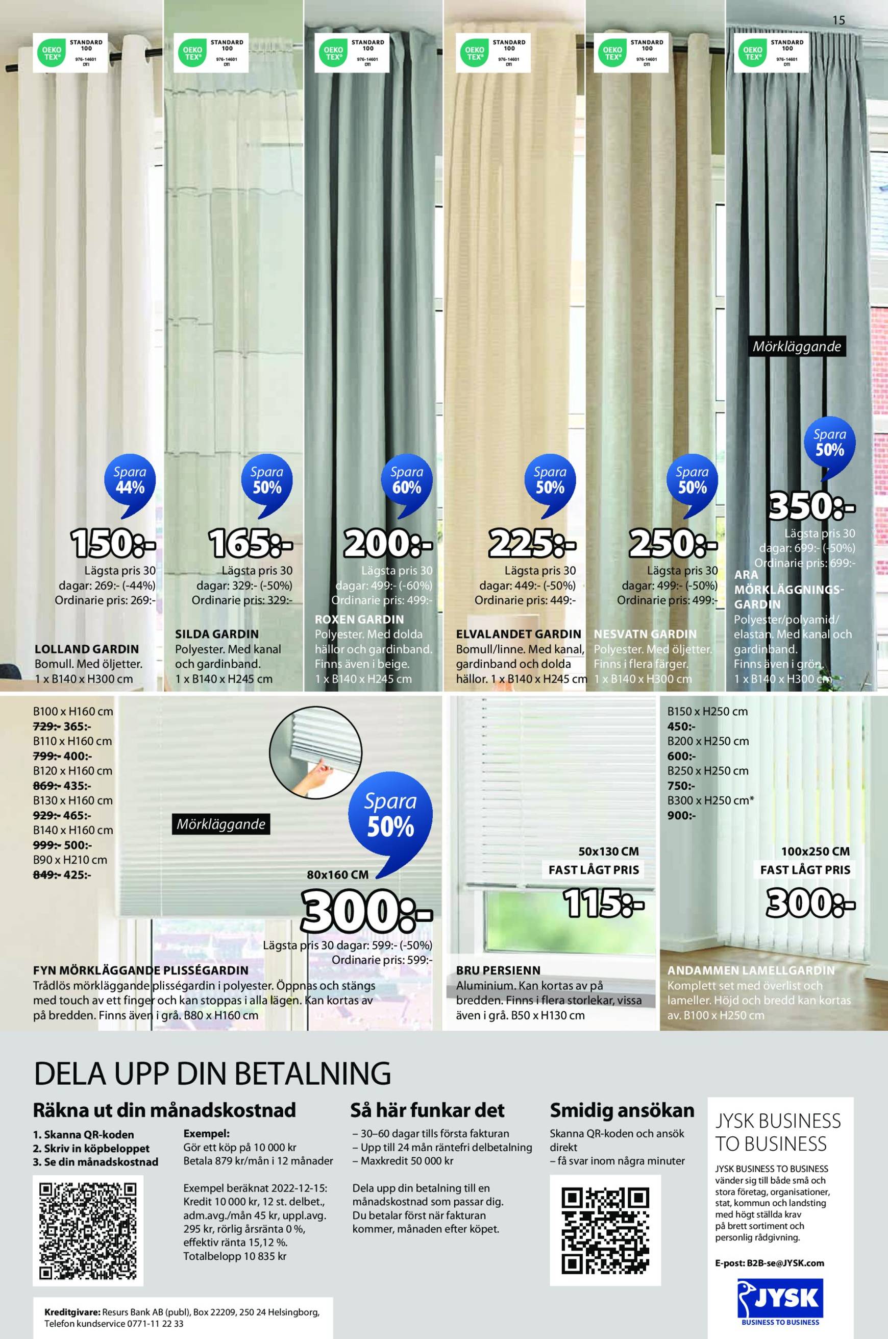 JYSK-reklambladet är giltigt från 11.11. - 24.11. 16