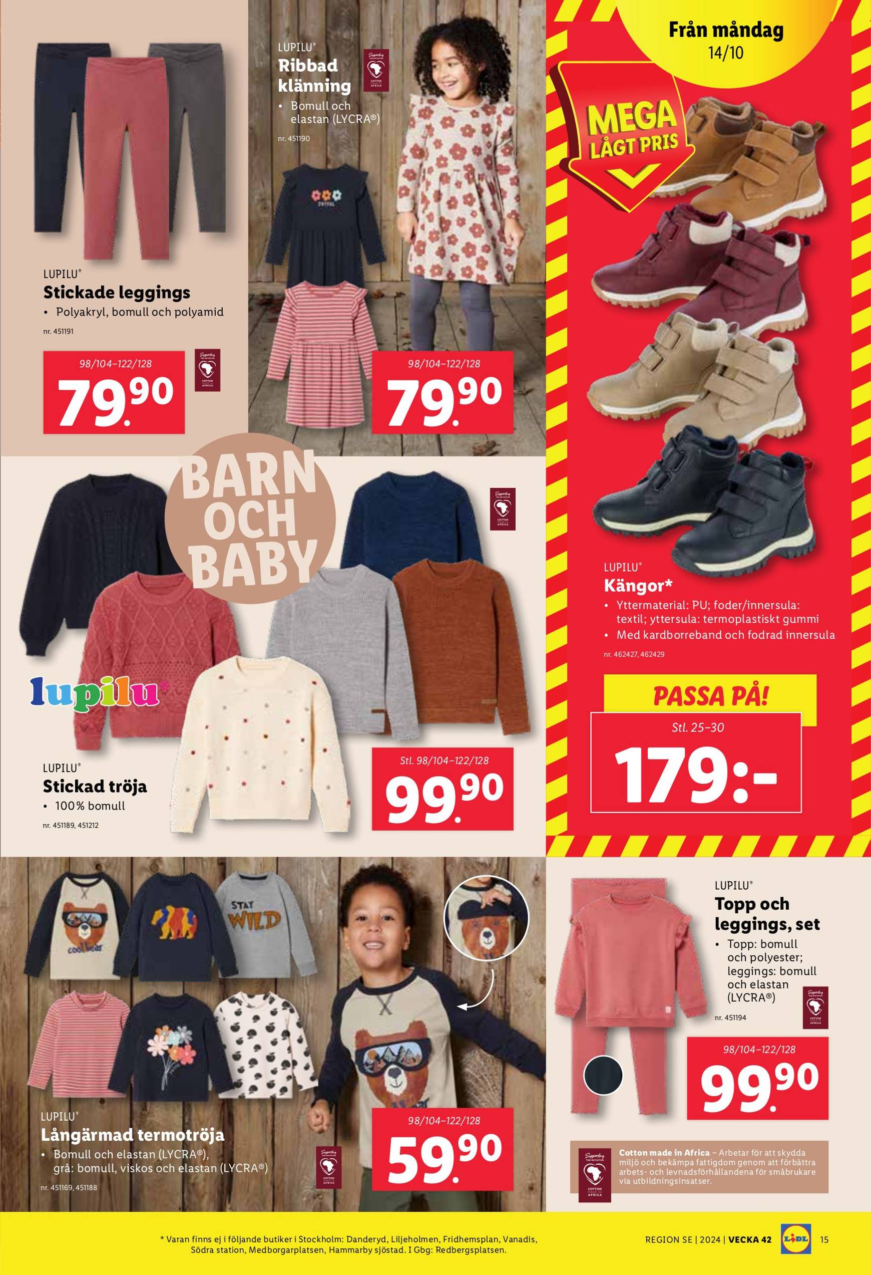 Lidl-reklambladet är giltigt från 14.10. till 20.10. 21