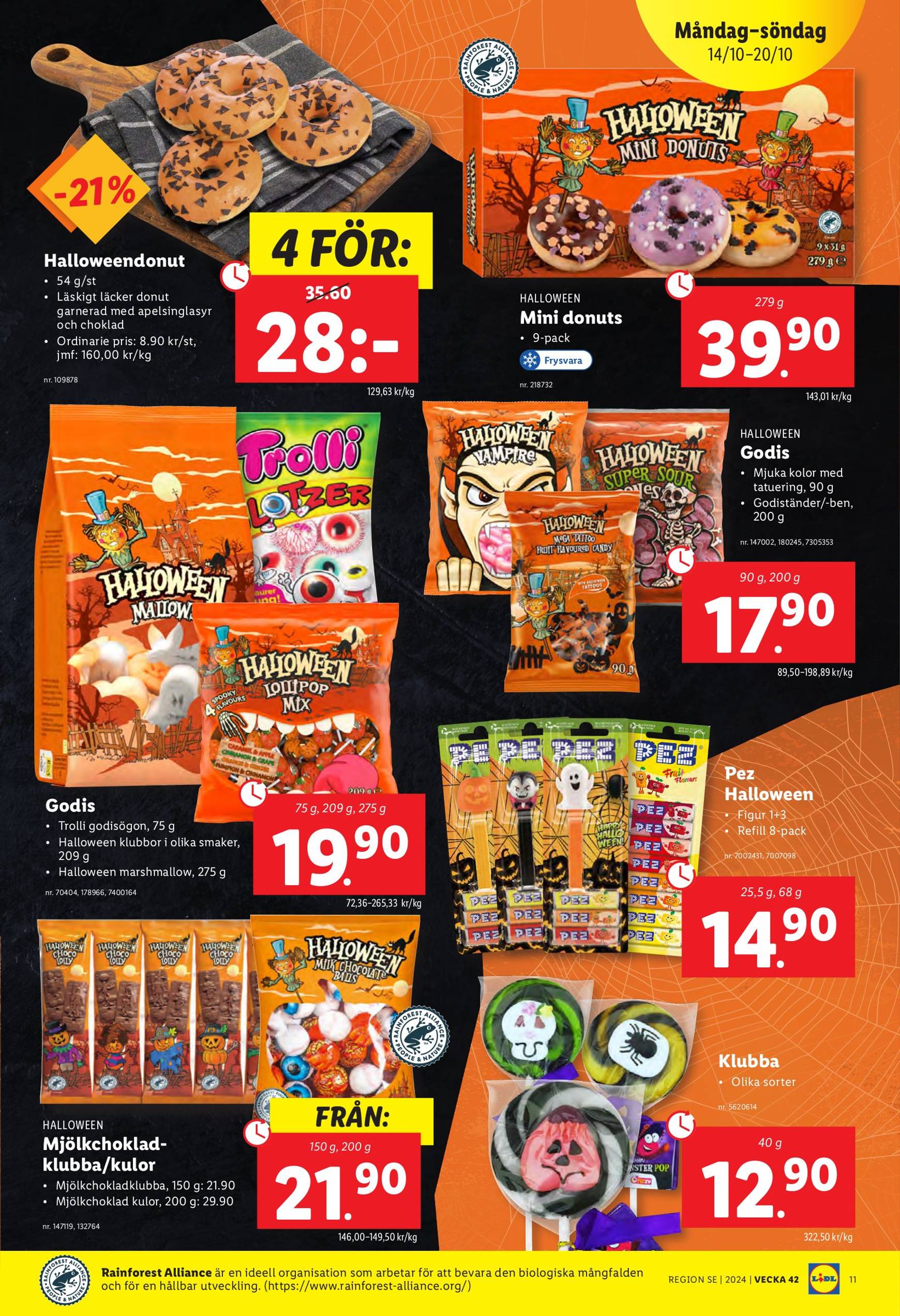 Lidl-reklambladet är giltigt från 14.10. till 20.10. 15